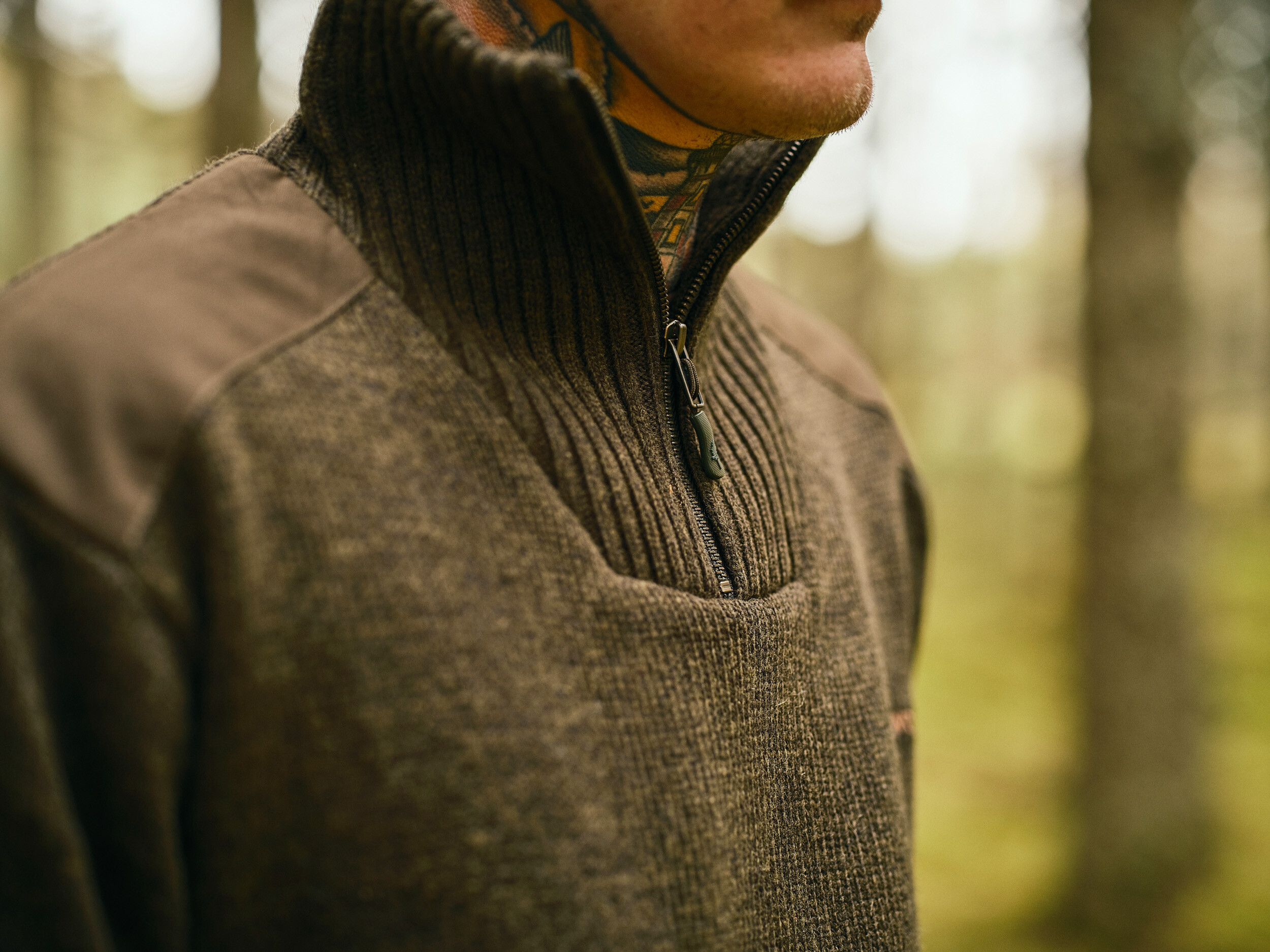 Pinewood Hurricane Strickpullover (Dunkelgrün)