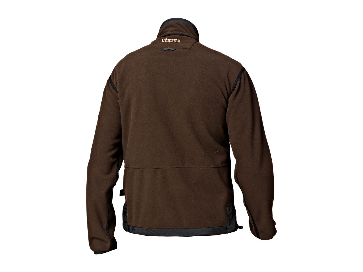 Härkila Kamko Wendejacke Fleece (Braun/Rot)