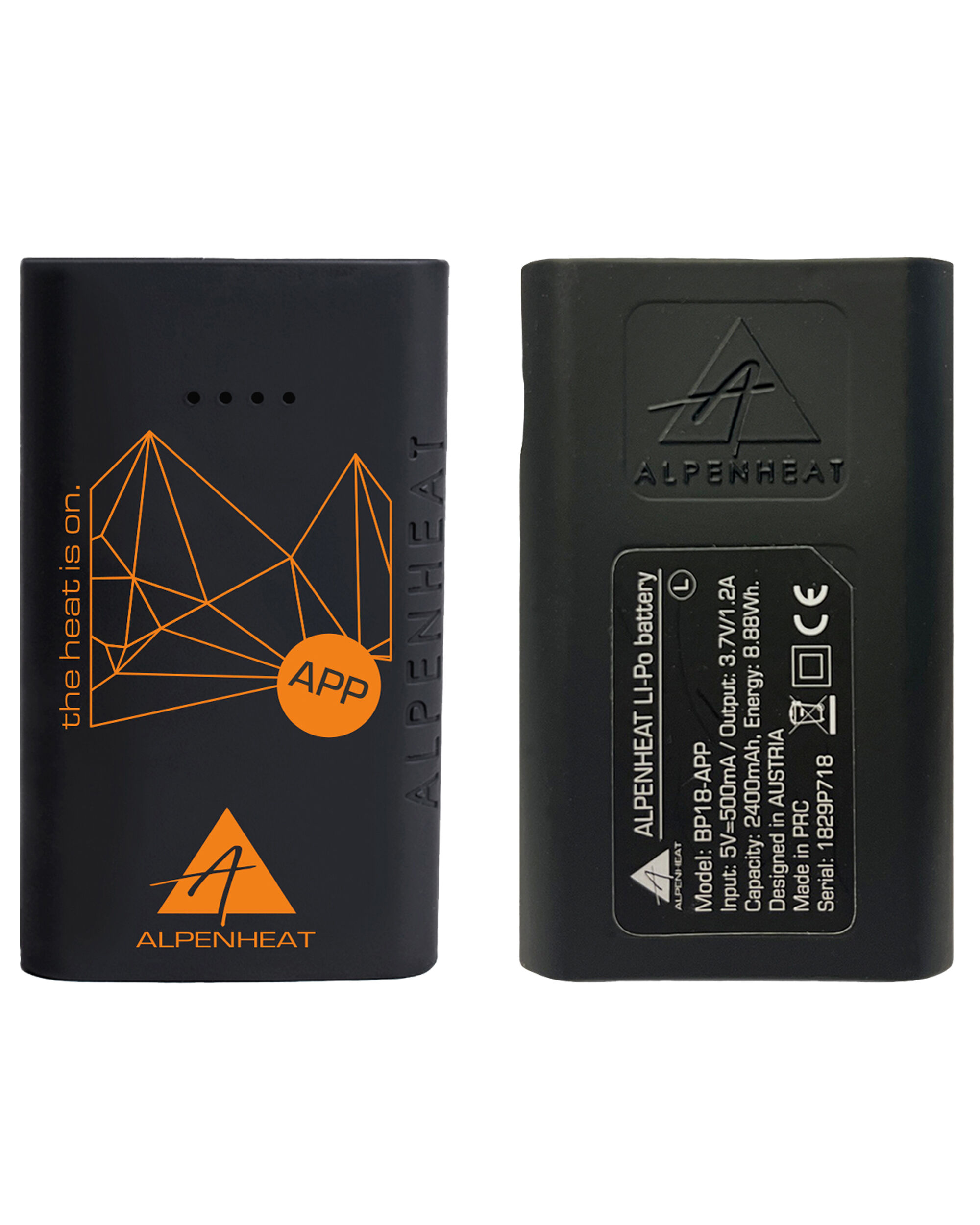 Alpenheat Fire-Socks Akkupack für APP - links (Stk.) (schwarz)