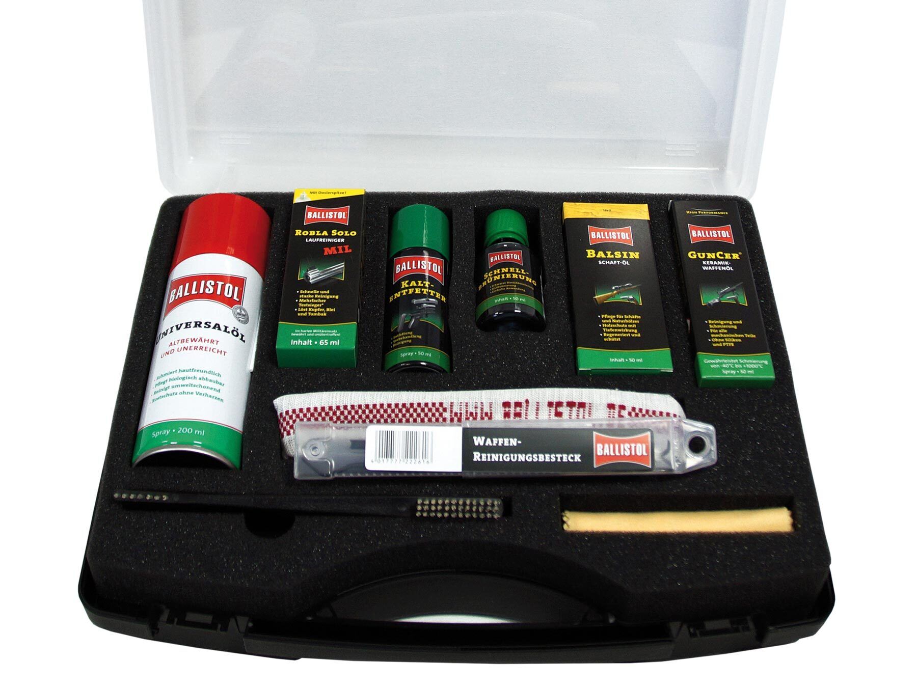 Ballistol Waffenpflegeset (12 teilig) Ballistol Waffenpflegeset (12 teilig)