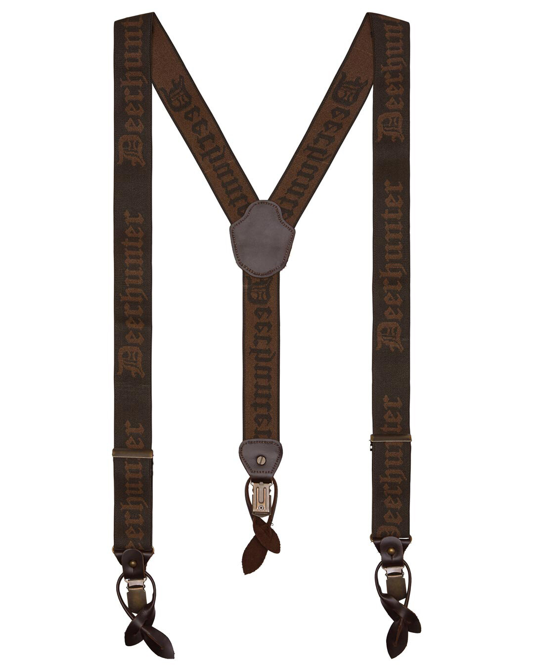 Deerhunter Combi Hosenträger, Knöpfe und Clips (Walnut)