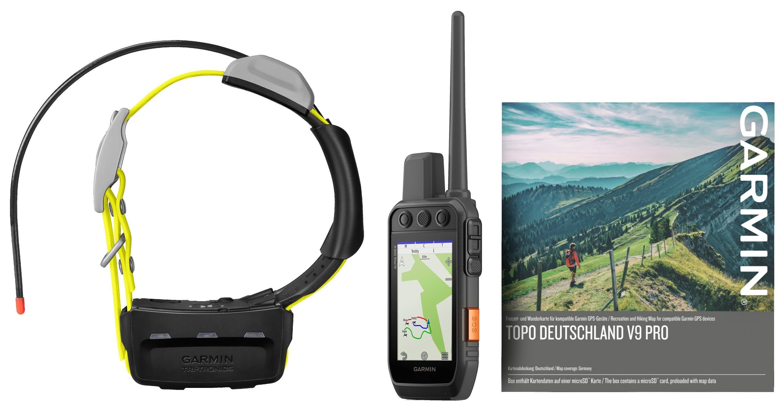 Set Garmin Alpha 200i K - K 5X inkl. Topo Deutschland V9 Pro