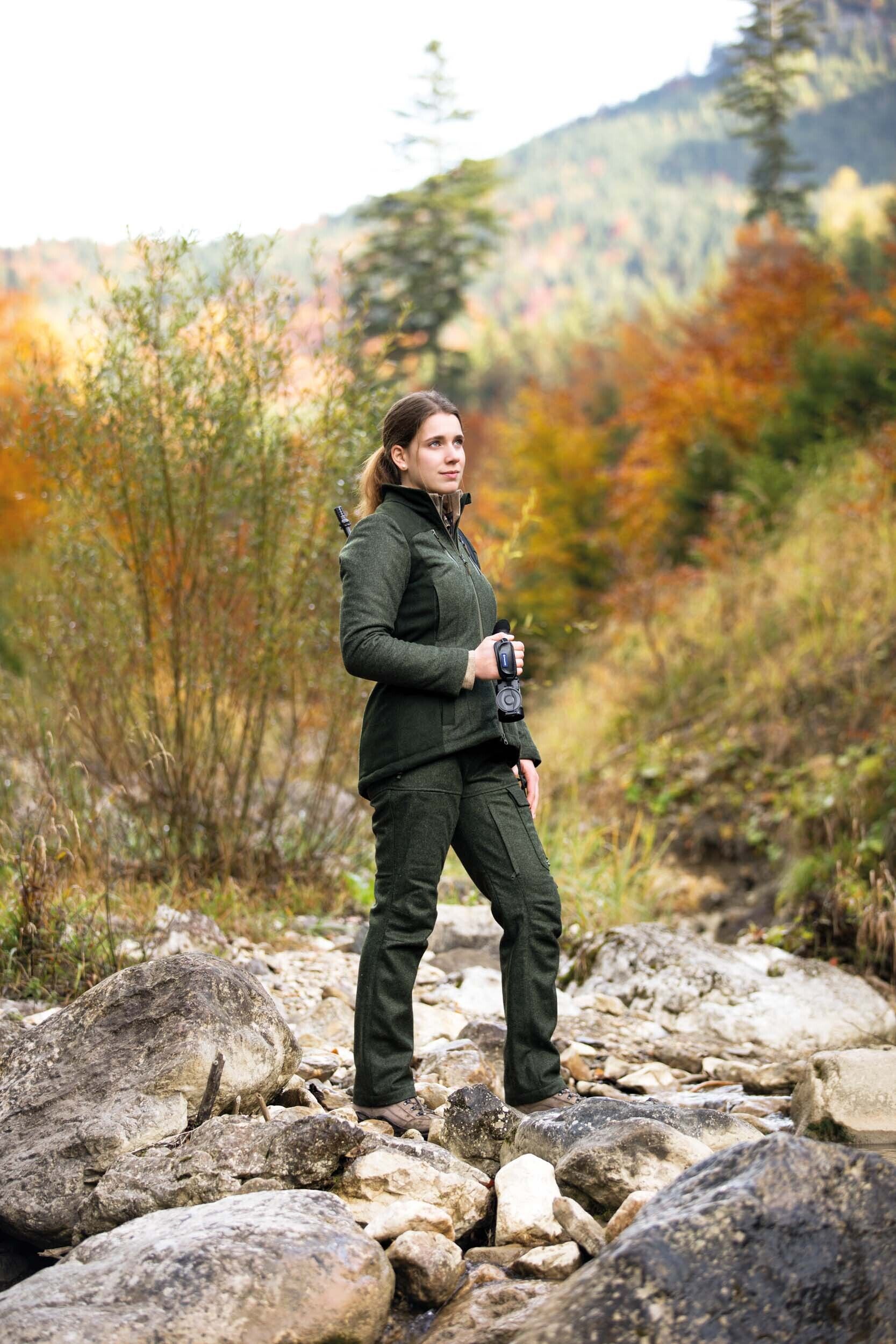 Jagdhund Damen-Lodenhose Lurnfeld (grün)
