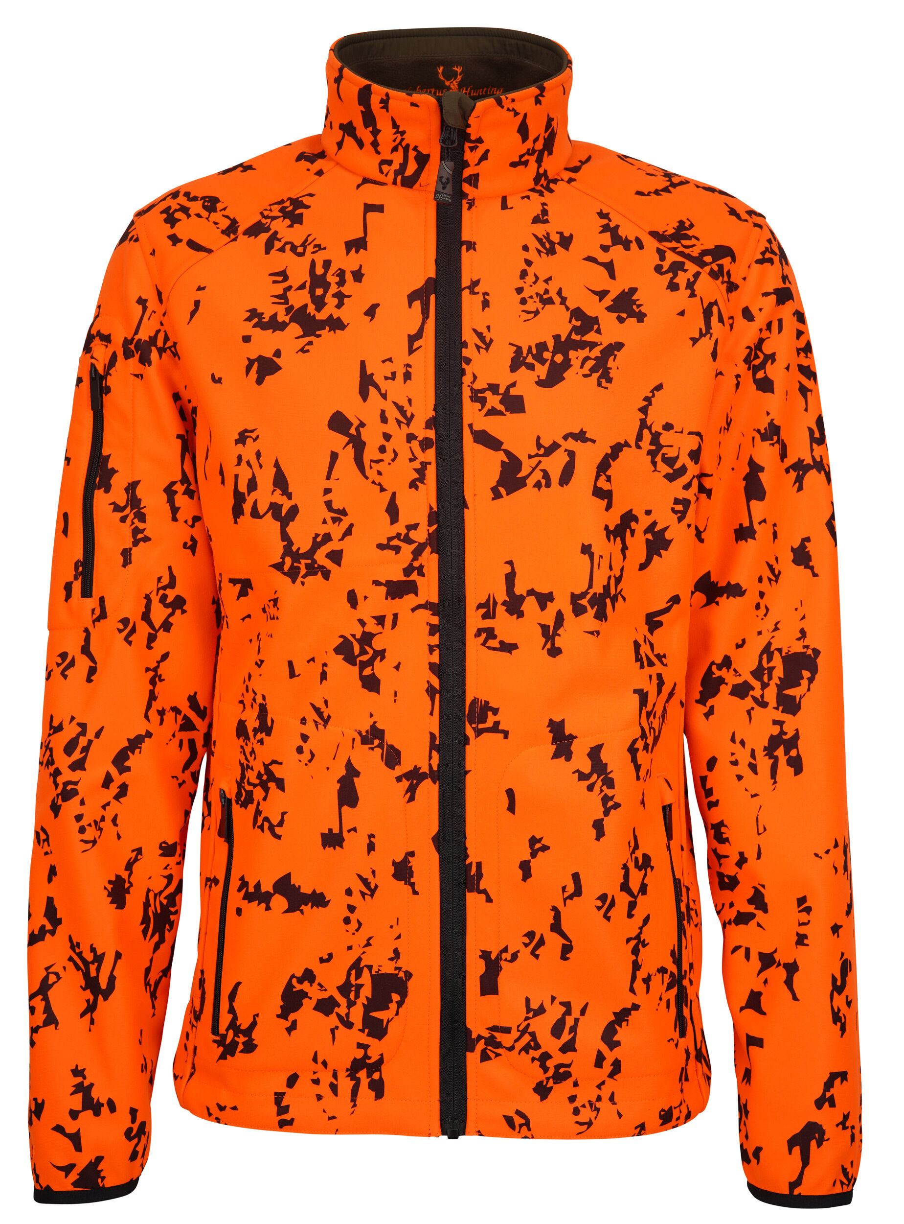 Hubertus Warn-Wendefleecejacke Drückjagd 2 (oliv/orange)