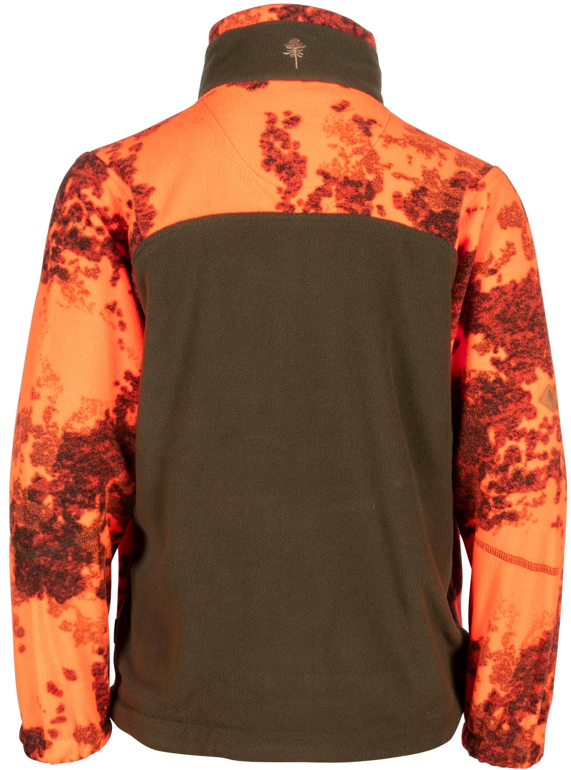 Pinewood Furudal Hunters Camou Kids Fleecejacke (Strata Blaze/H.Green)