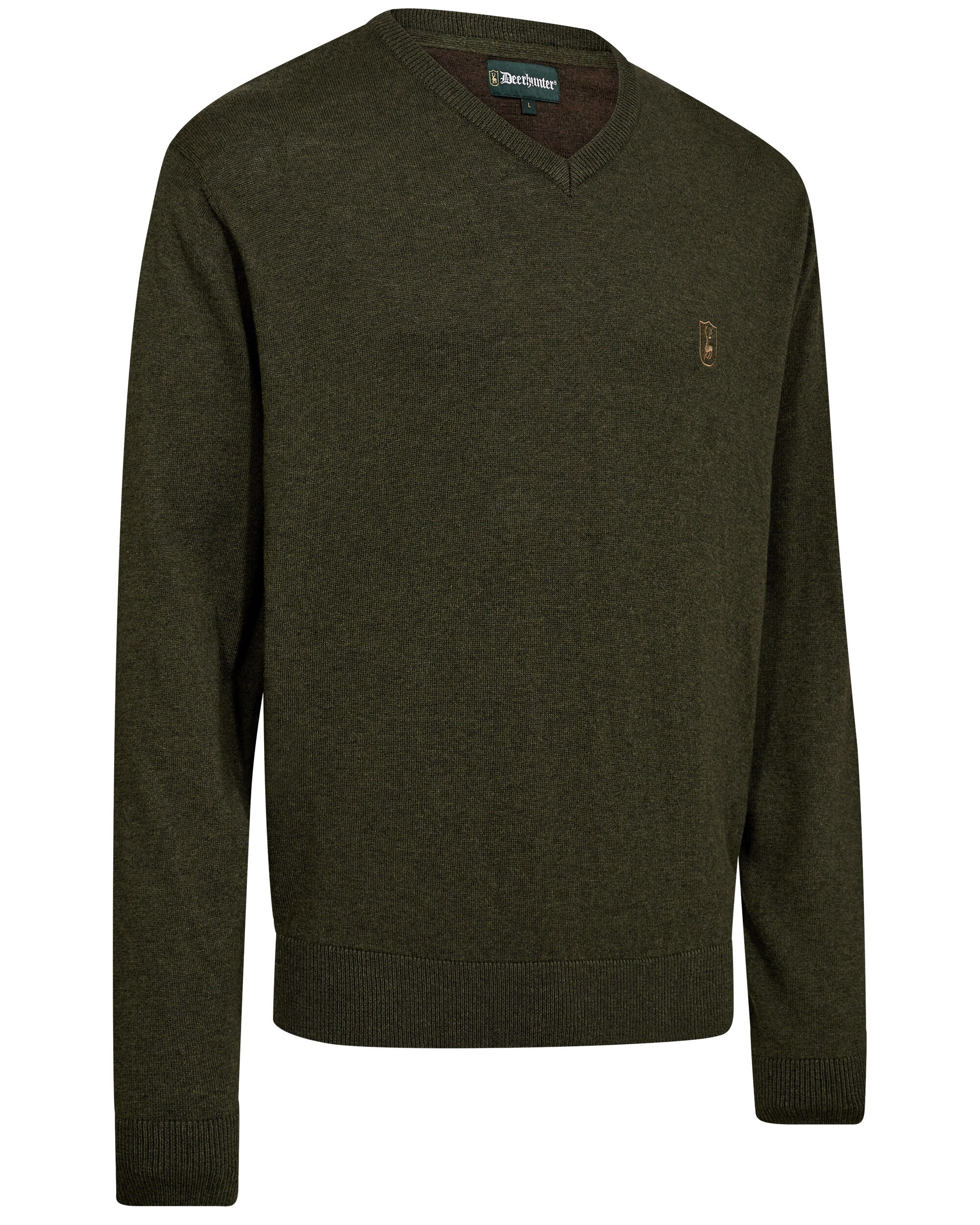 Deerhunter Harrington Strickpullover (Forest Ember Melange)