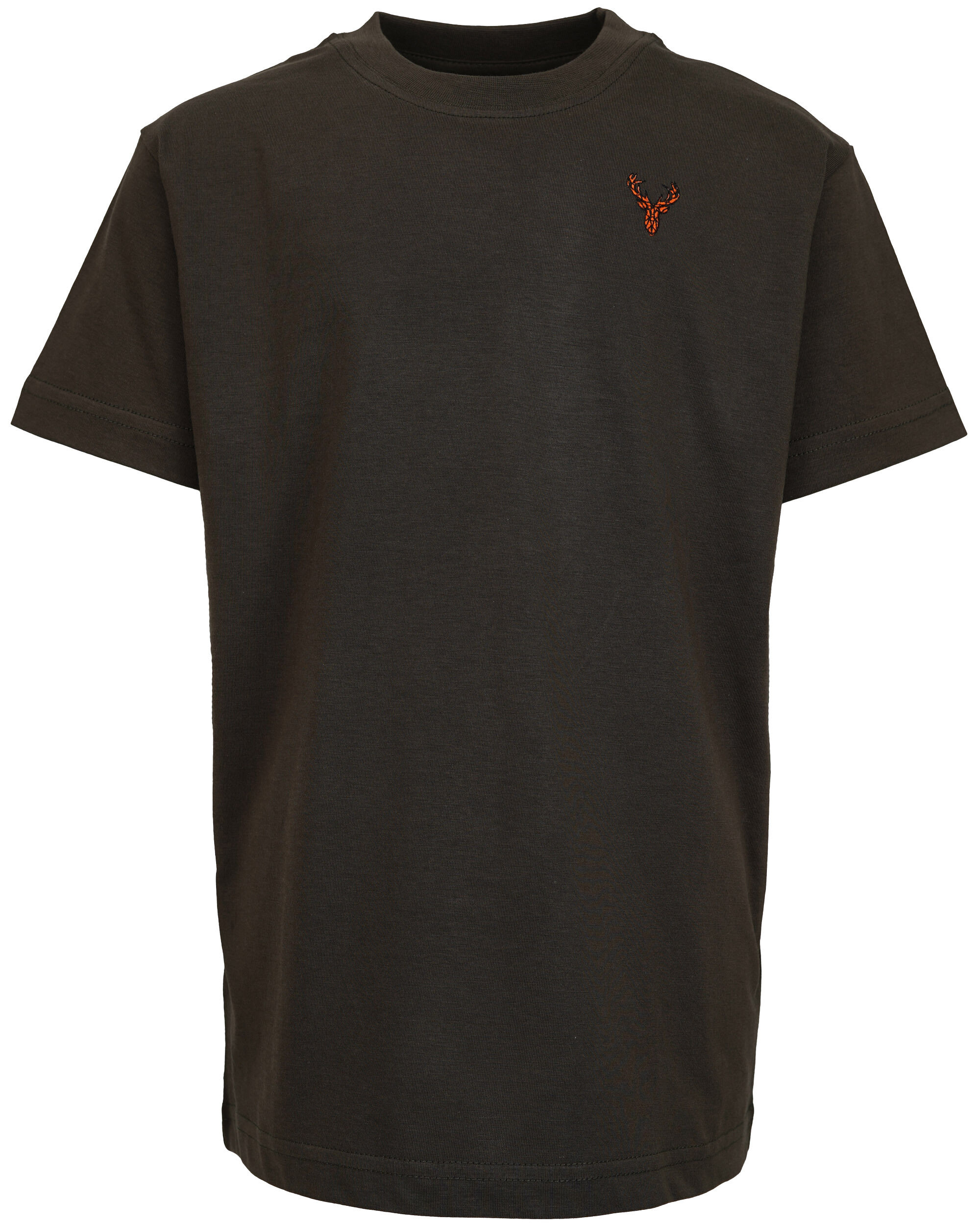 Hubertus Kinder-T-Shirt Hirsch-Stick (oliv)