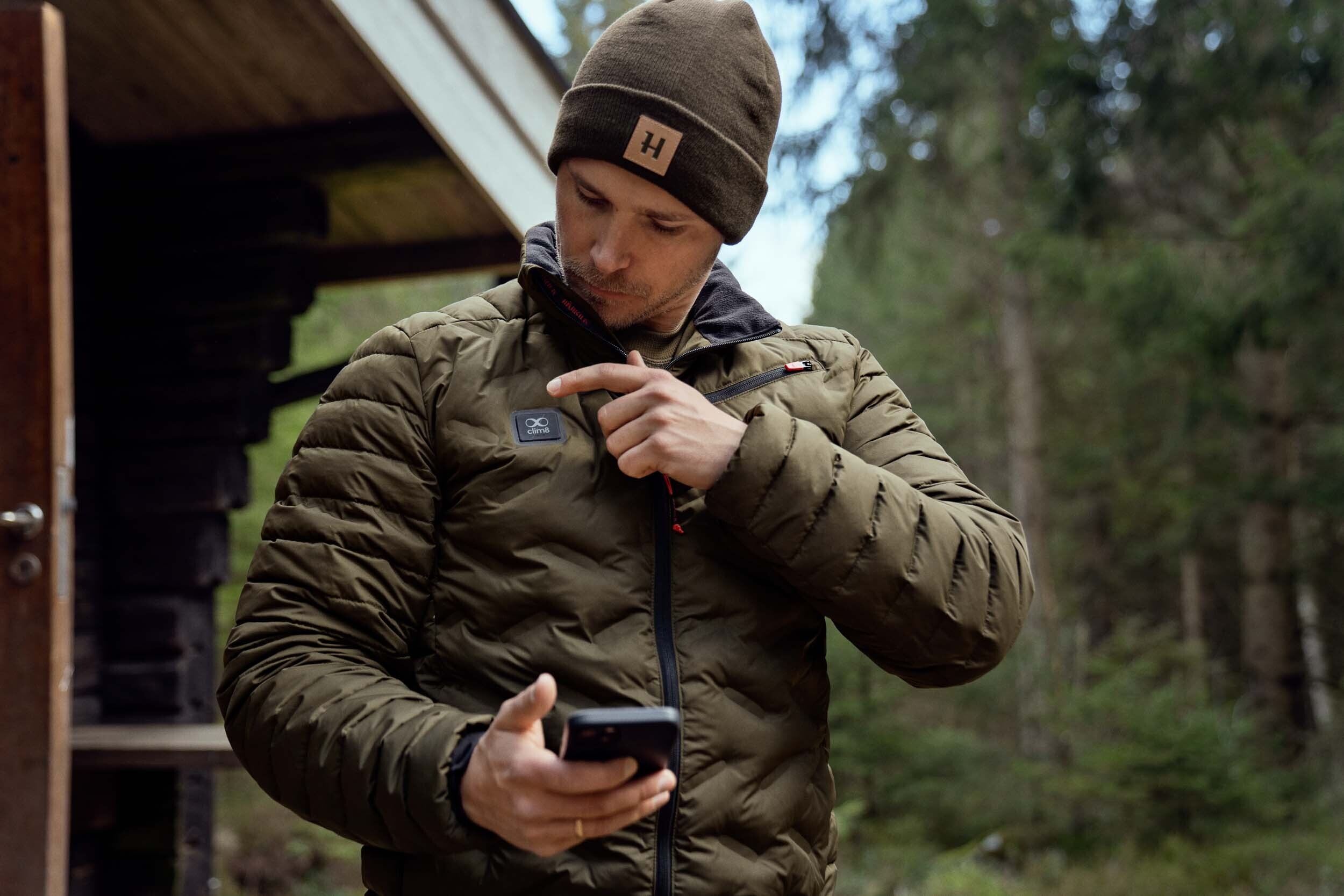 Härkila clim8 Insulated Heizjacke (Willow green) Härkila clim8 Insulated Heizjacke (Willow green)