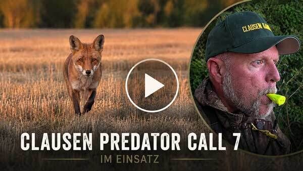 Clausen Predator Call 7 im Einsatz bei der Fuchsjagd