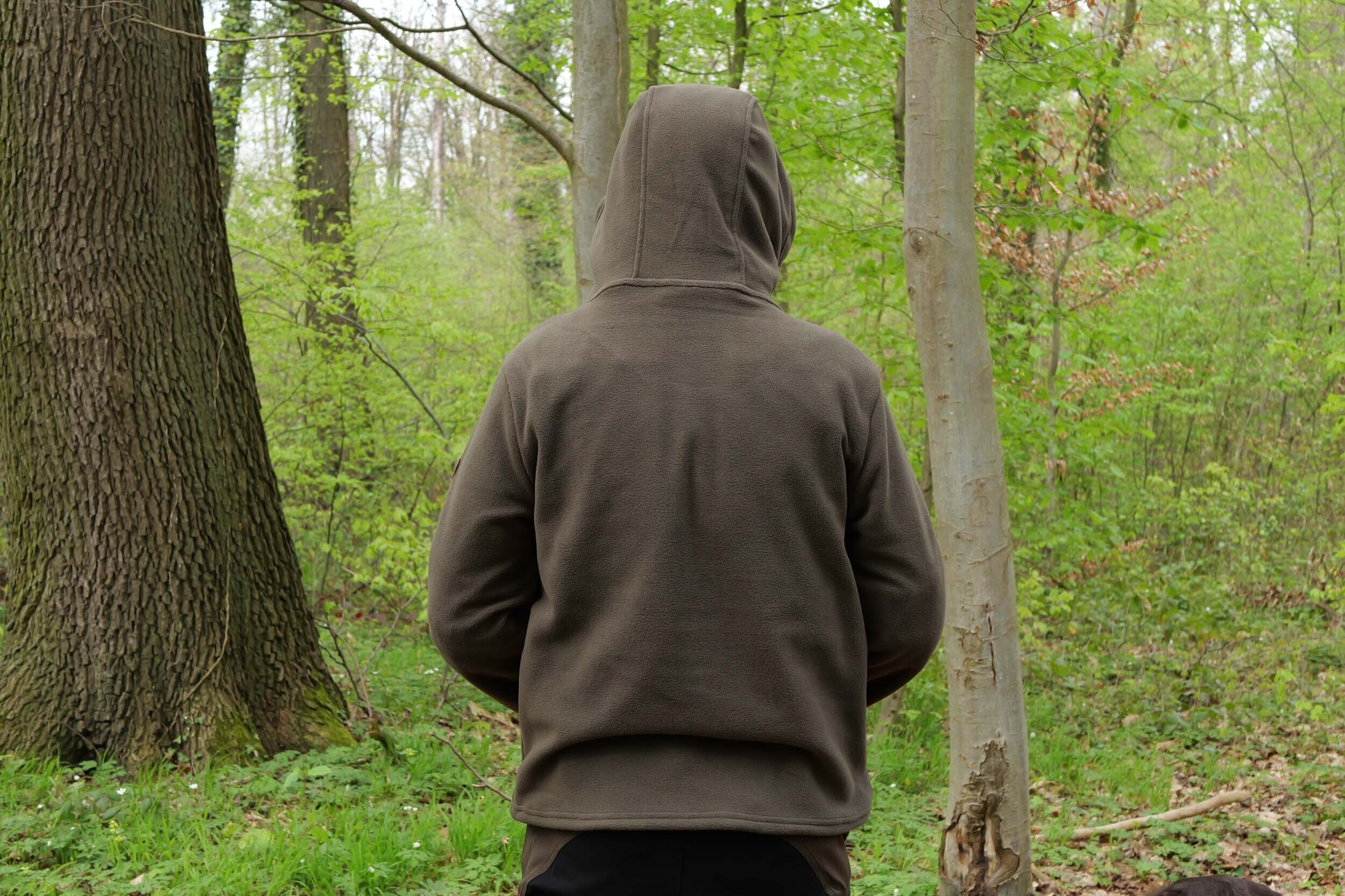 Hubertus Fleece-Hoody (oliv/braun) Hubertus Fleece-Hoody (oliv/braun)