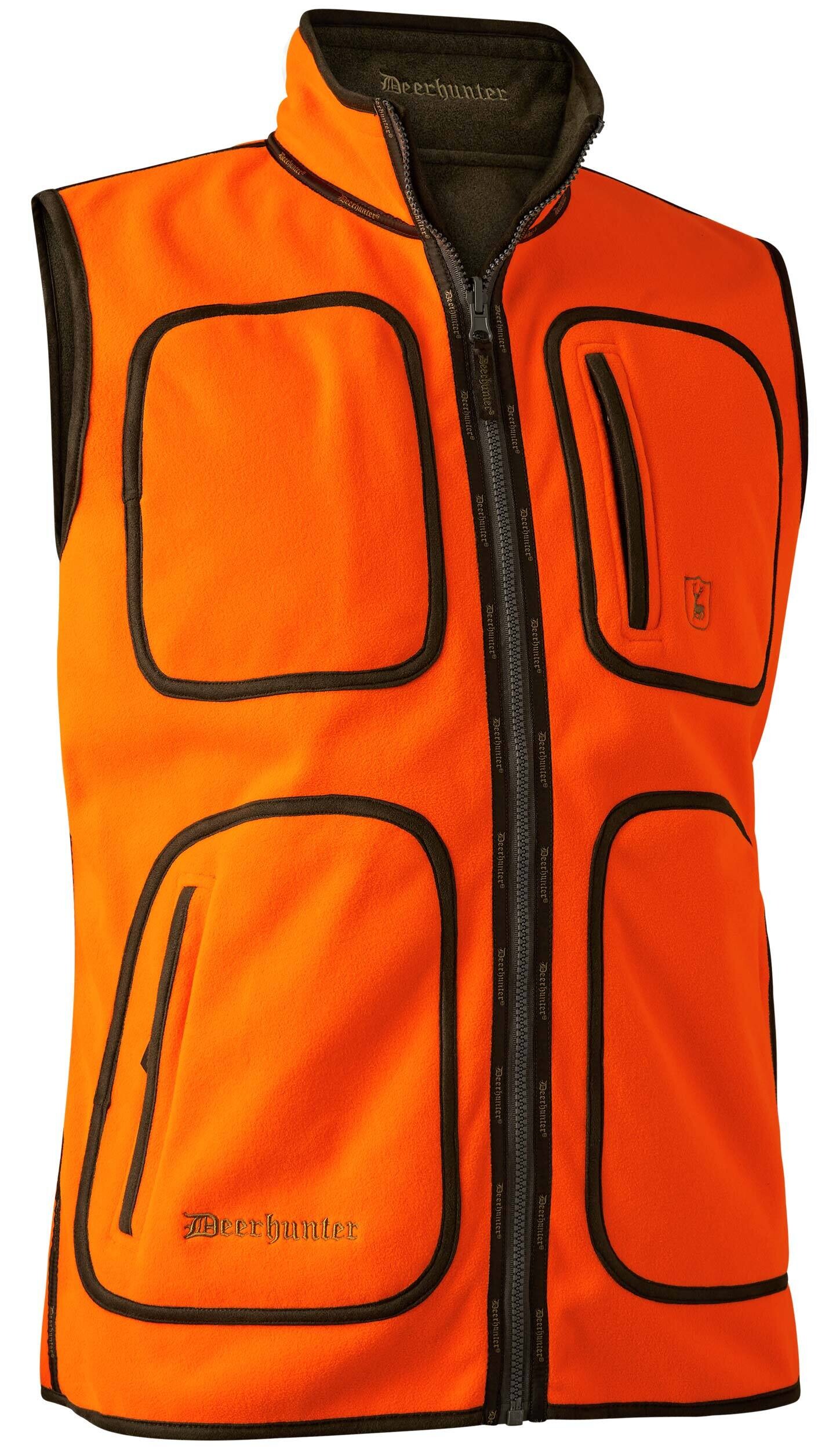 Deerhunter Gamekeeper Wende-Fleeceweste (Safety Orange) Deerhunter Gamekeeper Wende-Fleeceweste (Safety Orange)