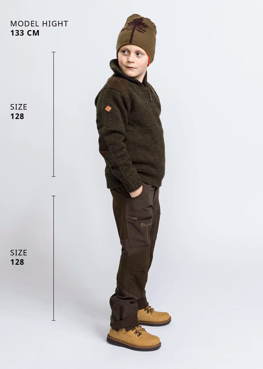 Pinewood Hurricane Kids Strickpullover (Green Melange) Pinewood Hurricane Kids Strickpullover (Green Melange)