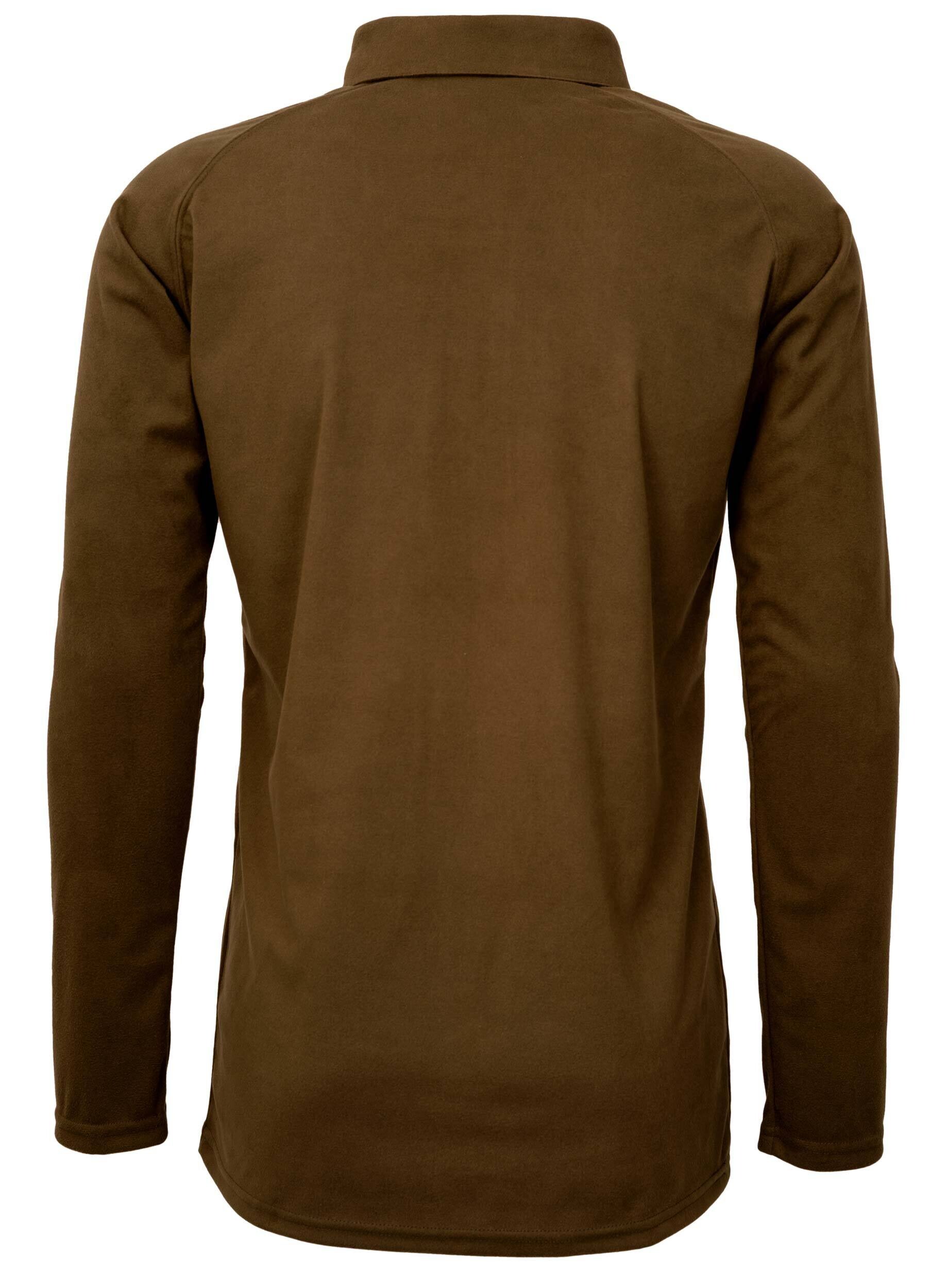 Hubertus Funktionsshirt mit Kragen (oliv) Hubertus Funktionsshirt mit Kragen (oliv)