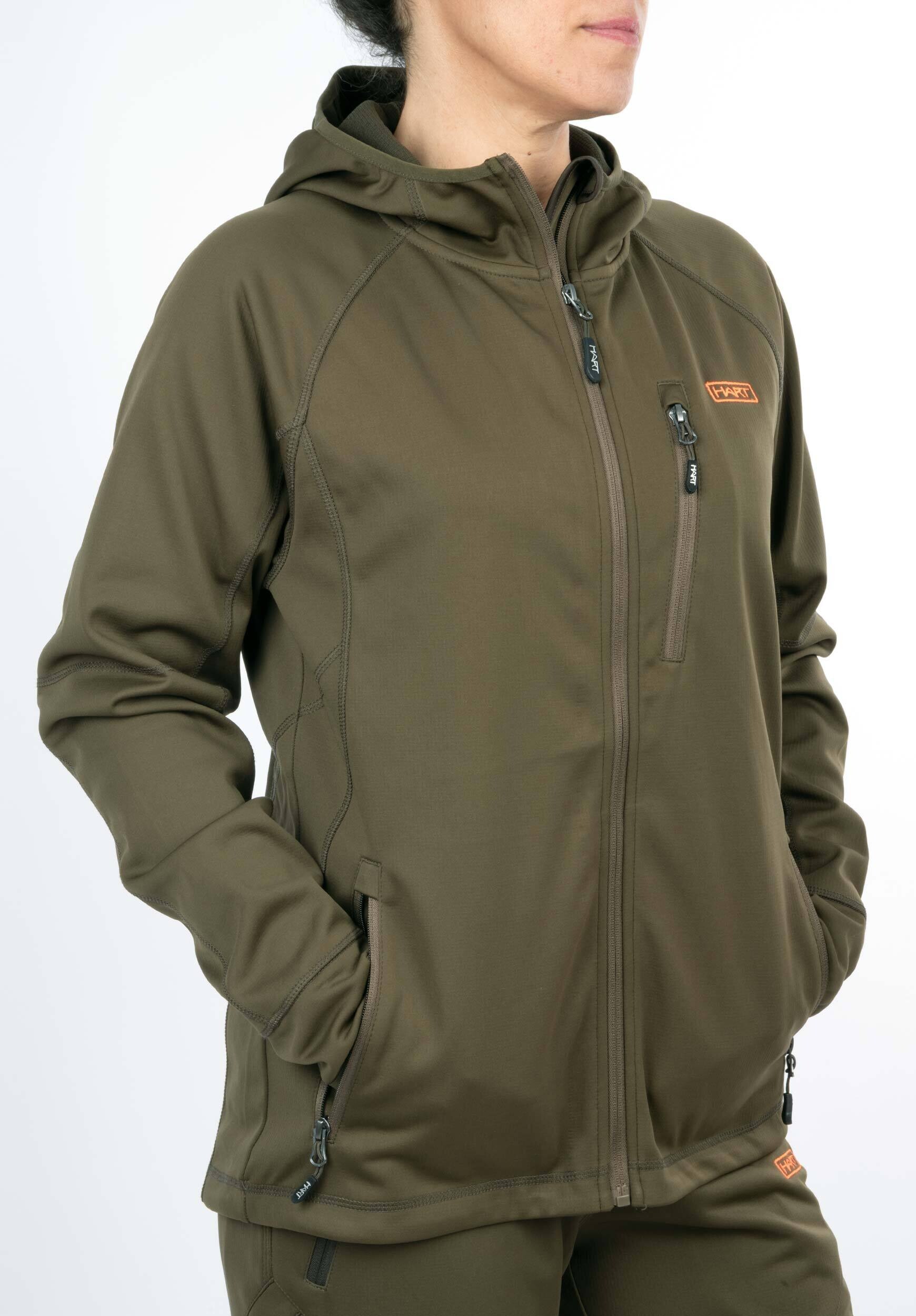 Hart Hoodie-Jacke Stilk-HXT Damen (dark olive)