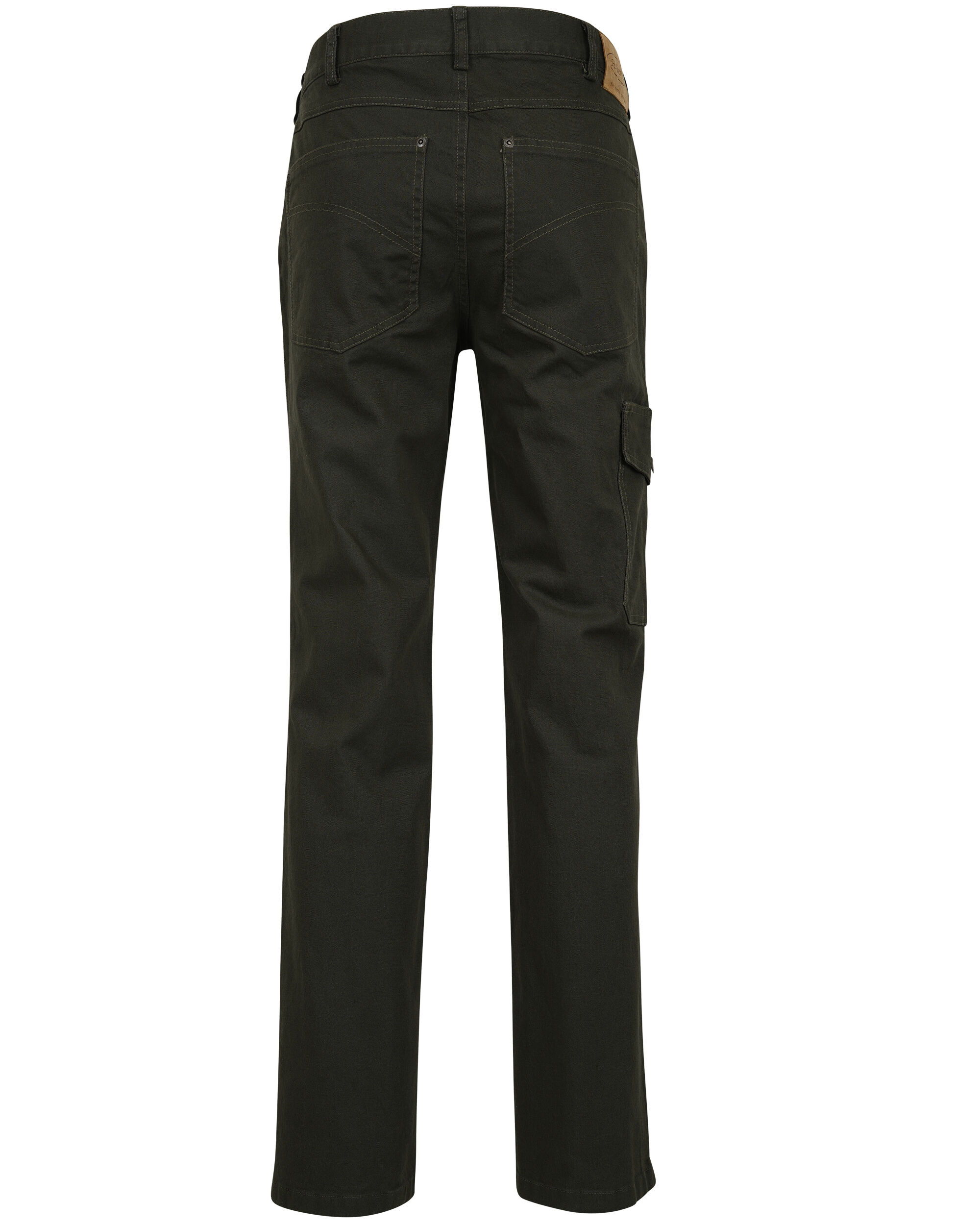 Hubertus Stretch Jagdjeans mit Beintasche (grün)