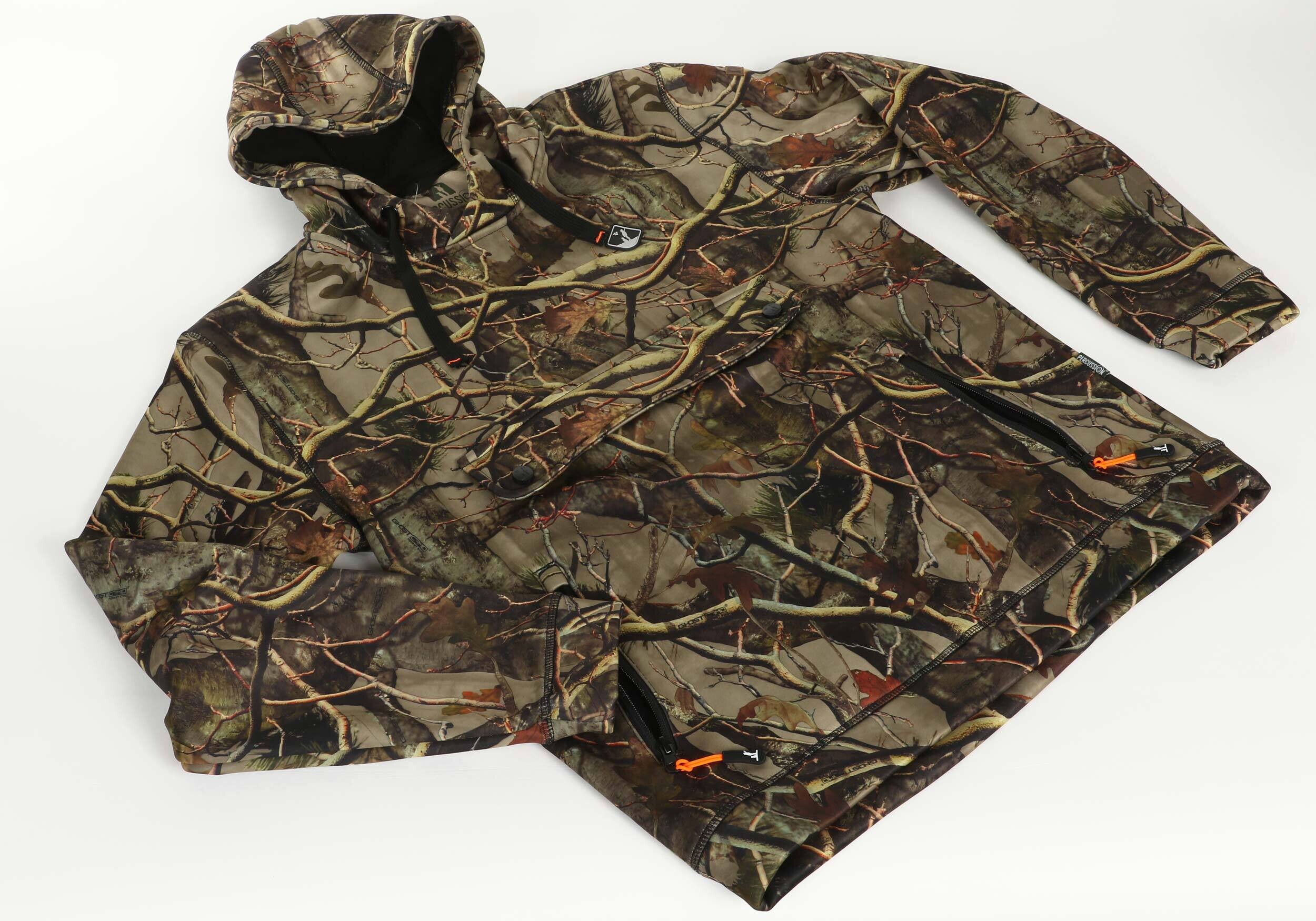 Percussion Softshell-Kapuzenhoodie (Forest Evo)