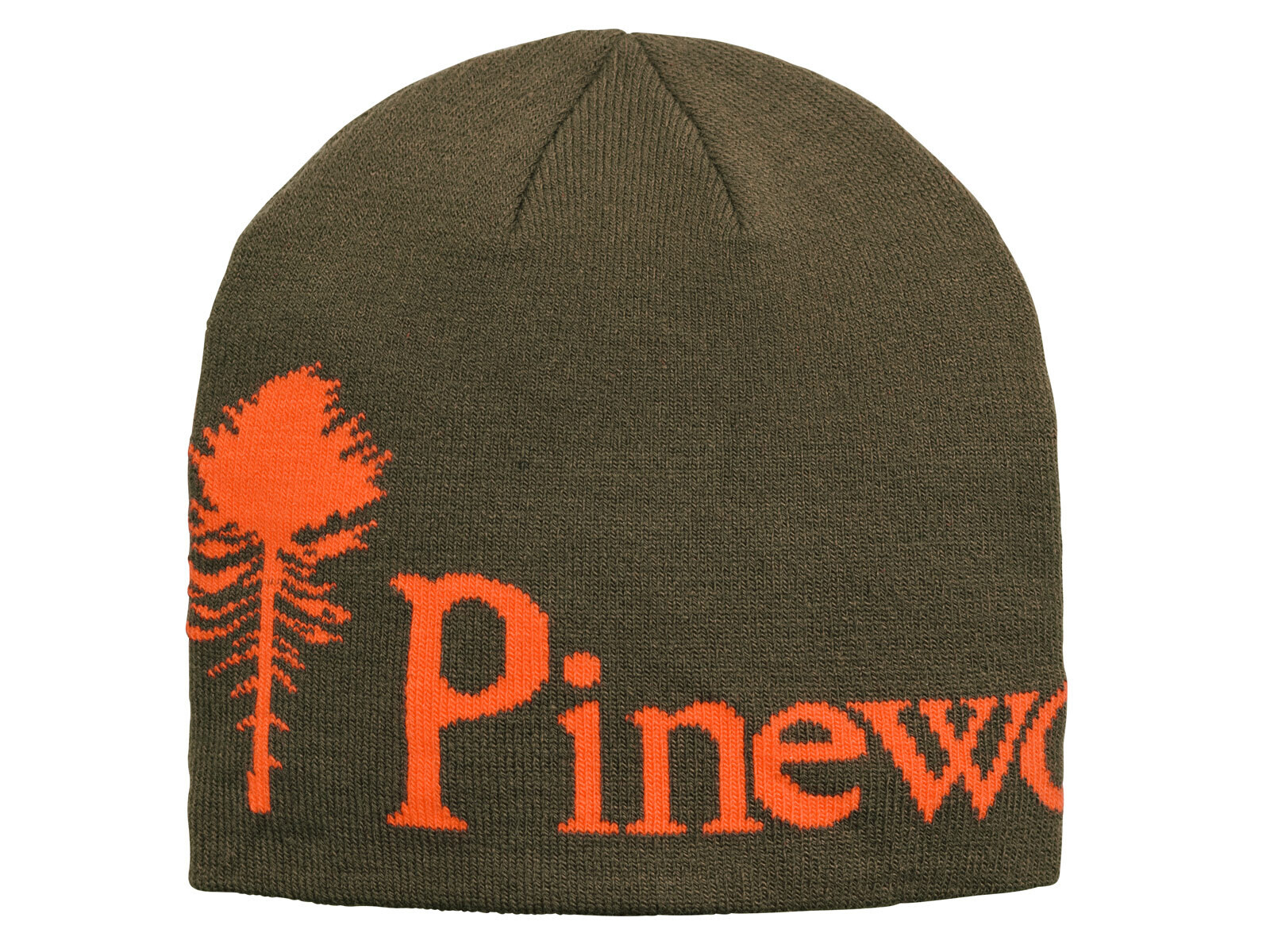 Pinewood Logo Beanie (Grün/Orange)