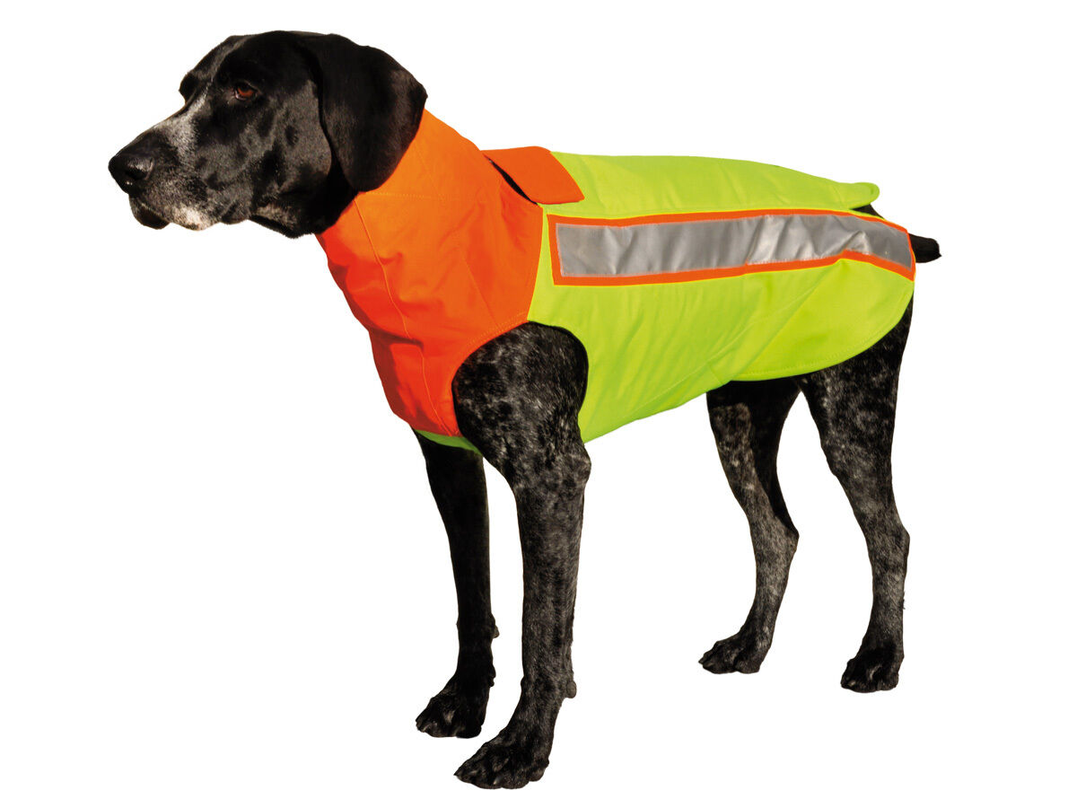 Hubertus Hundeschutzweste (gelb/orange)