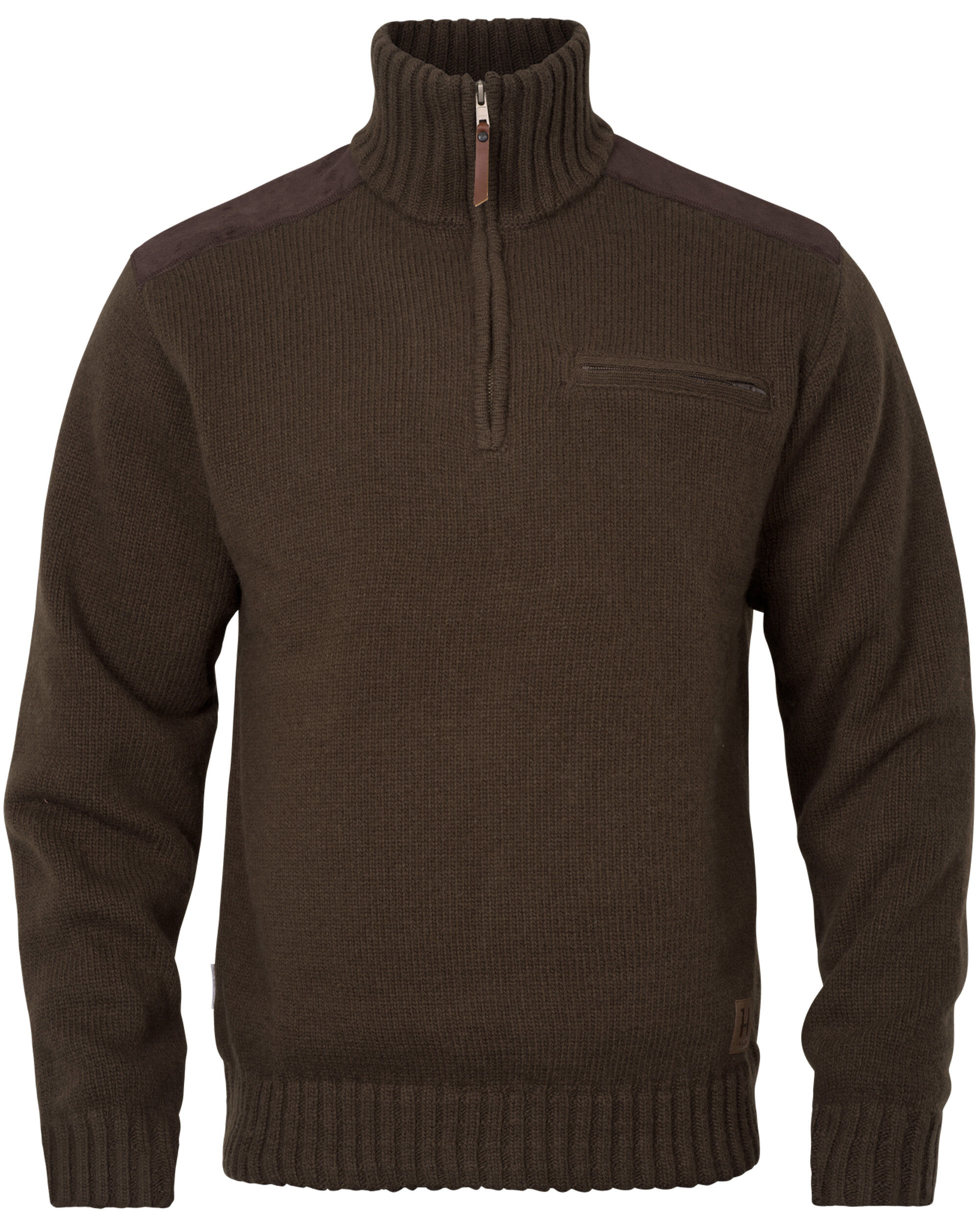 Härkila Annaboda WSP half zip Wollpullover  (Demitasse brown)