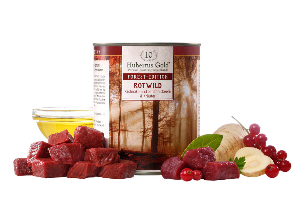 Hubertus Gold Nassfutter Forest-Edition Rotwild (6 Dosen) Hubertus Gold Nassfutter Forest-Edition Rotwild (6 Dosen)