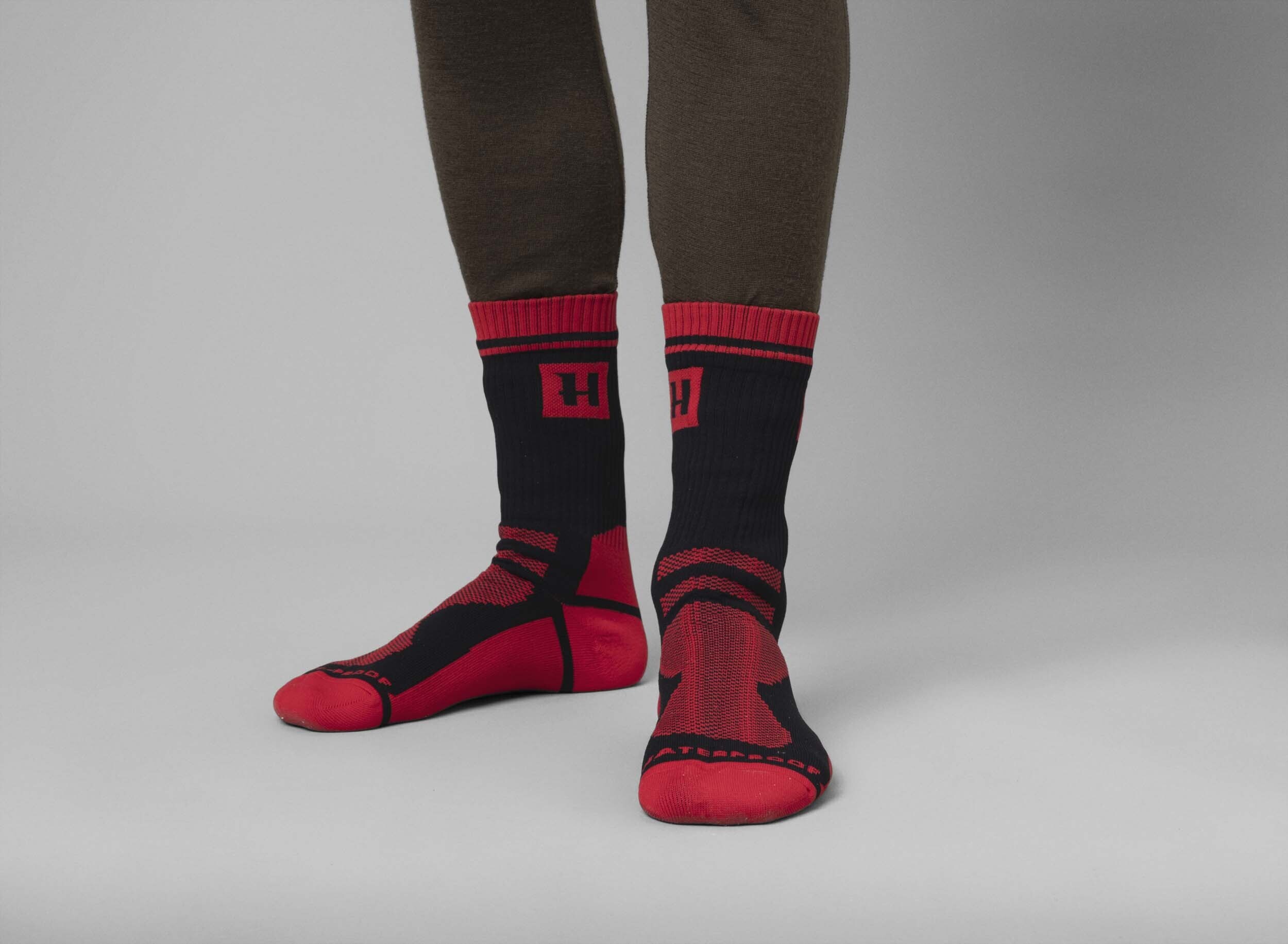 Härkila Waterproof Socken (Red/Black) Härkila Waterproof Socken (Red/Black)
