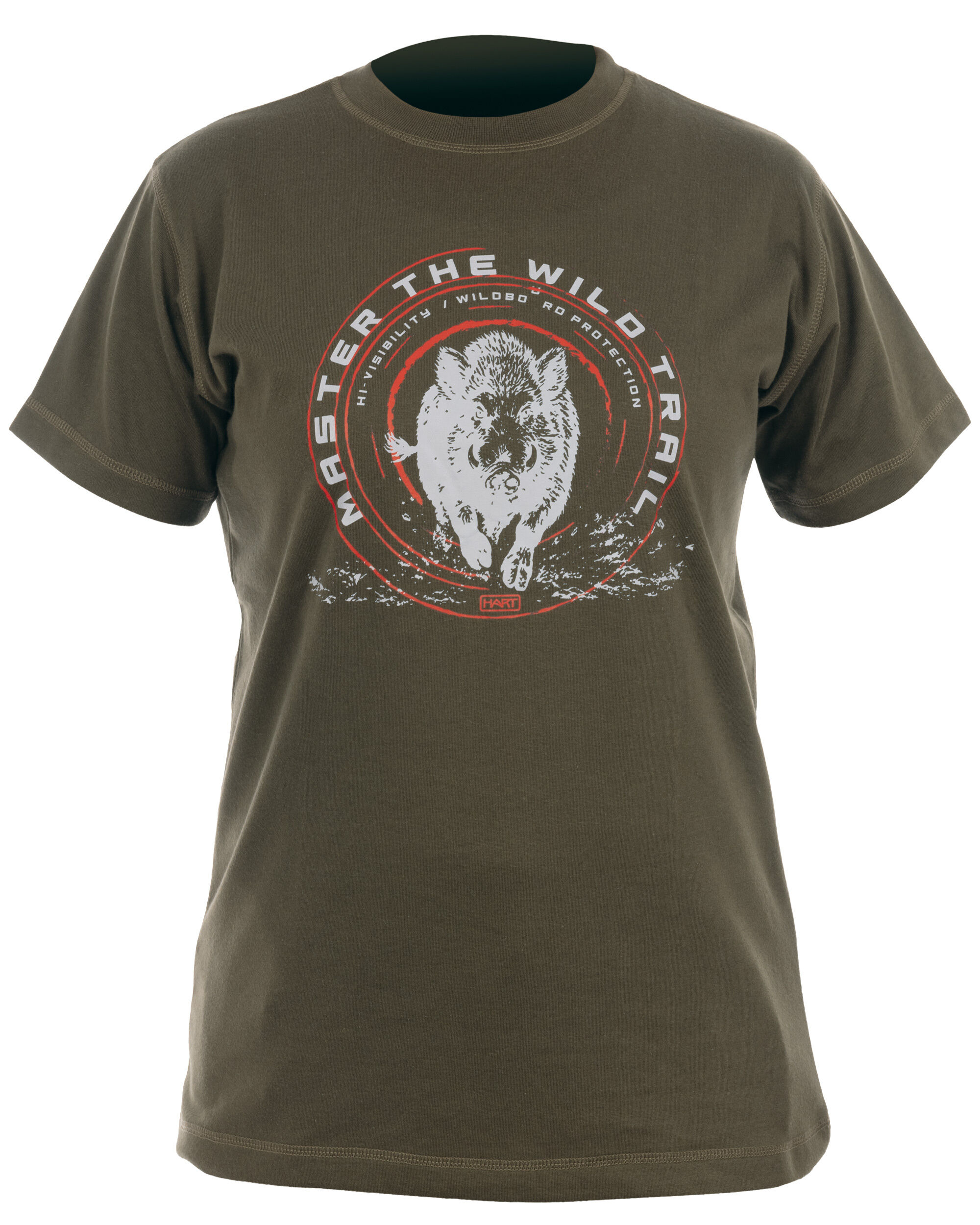 Hart Damen-T-Shirt Ground Wildschwein (Grün)