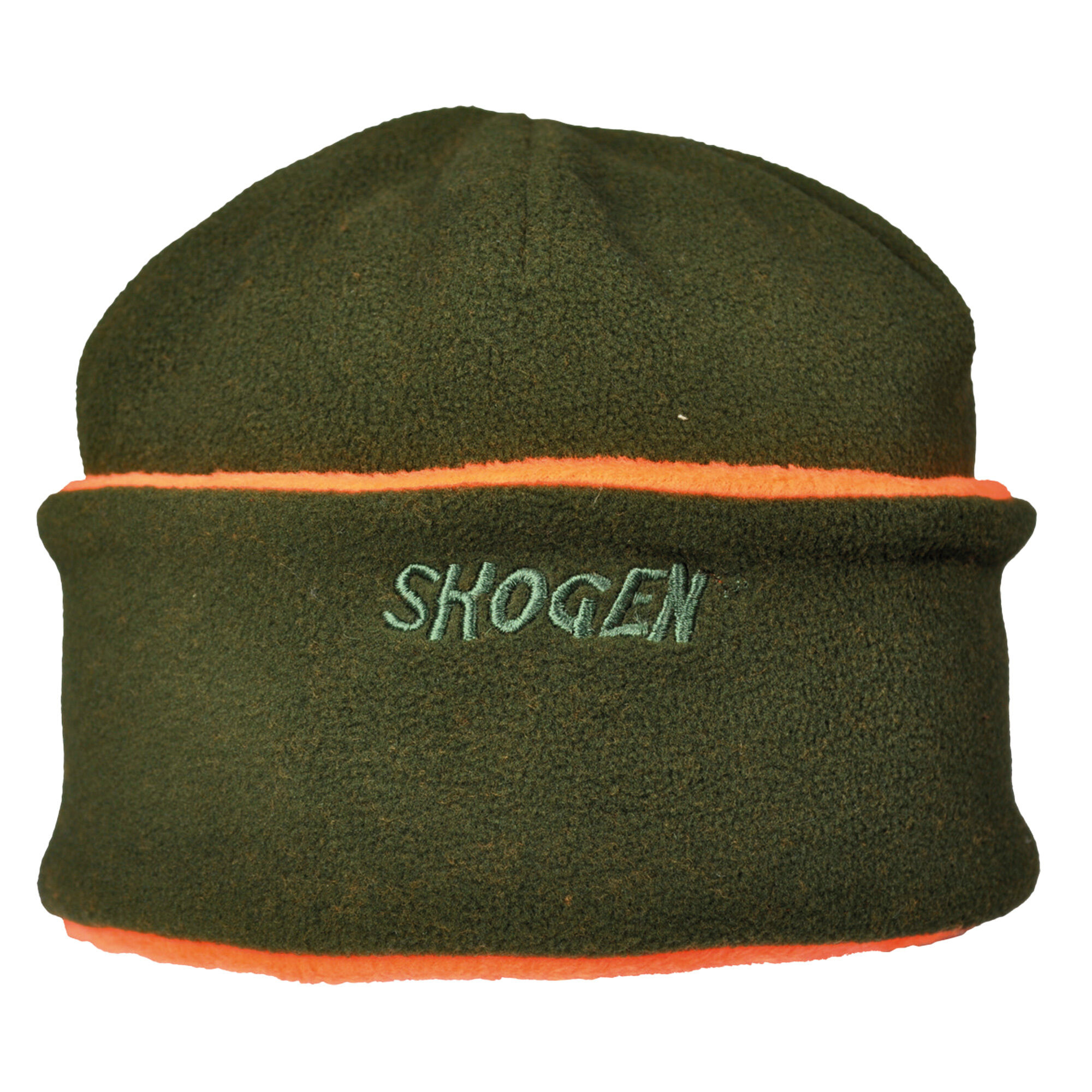 Skogen Wendefleecemütze (oliv/orange)