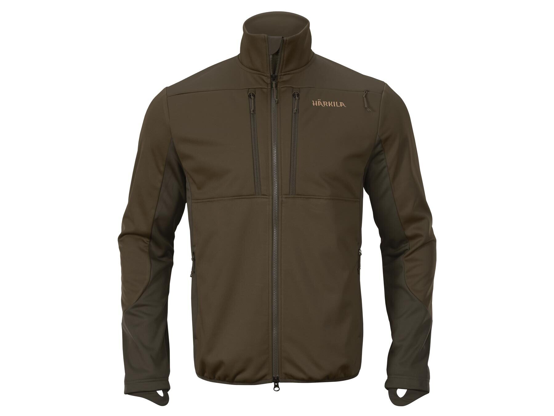 Härkila Mountain Hunter Pro WSP Fleecejacke (Hunting green/S. brown)