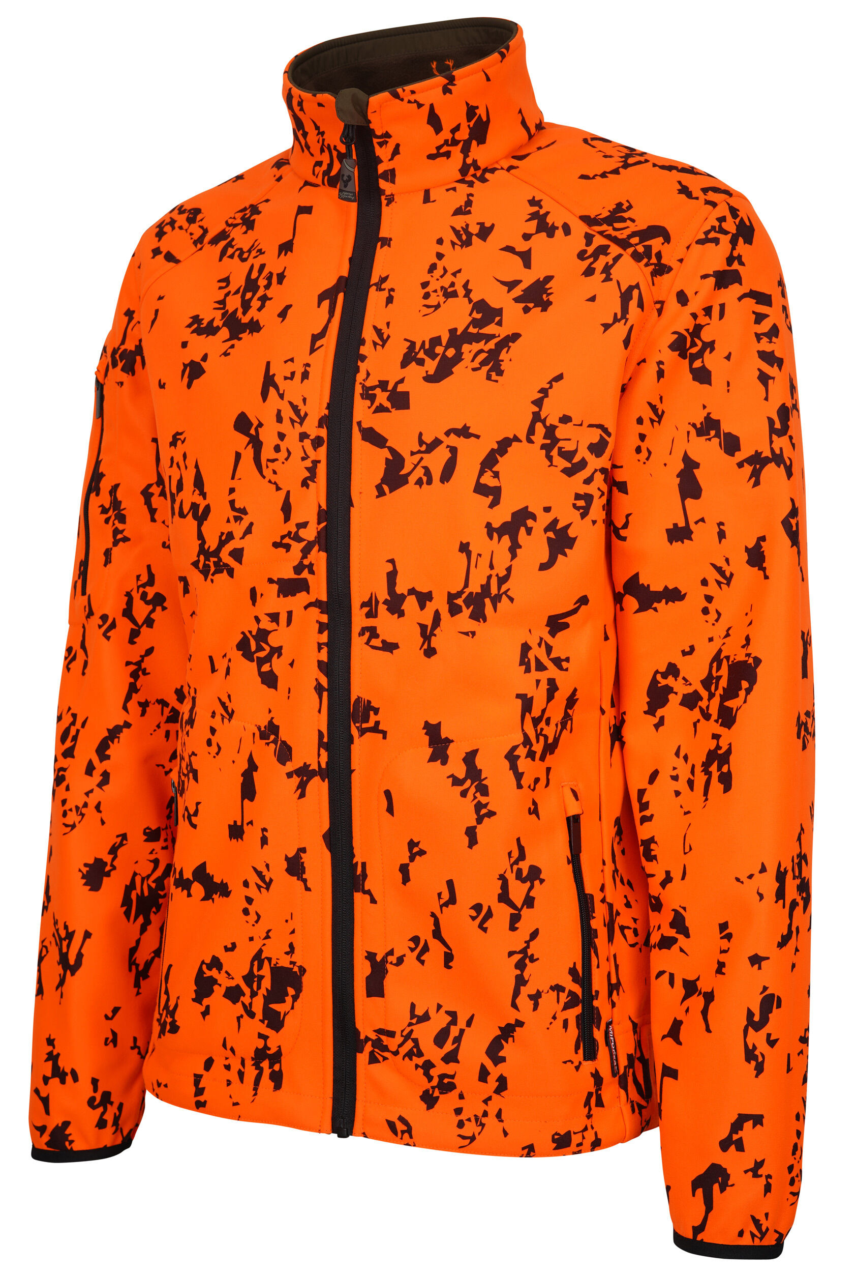 Hubertus Warn-Wendefleecejacke Drückjagd 2 (oliv/orange)