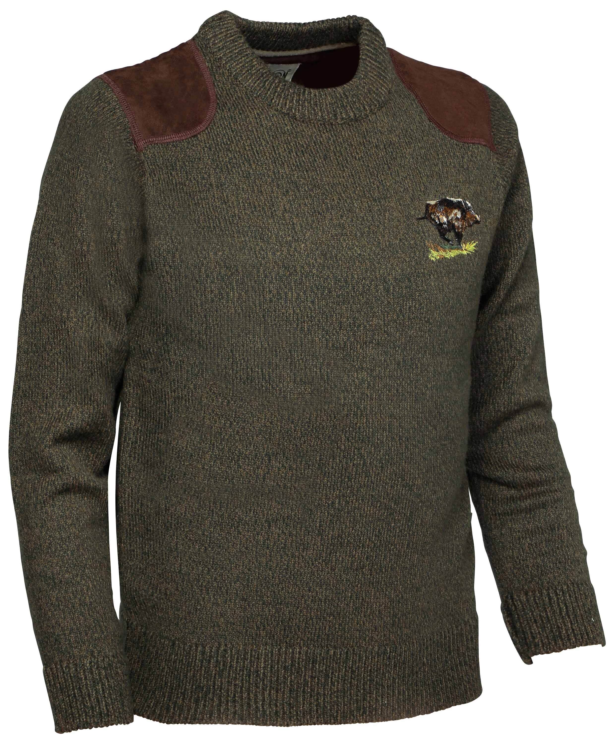 Percussion Kinderpullover Wildschwein (khaki) Percussion Kinderpullover Wildschwein (khaki)