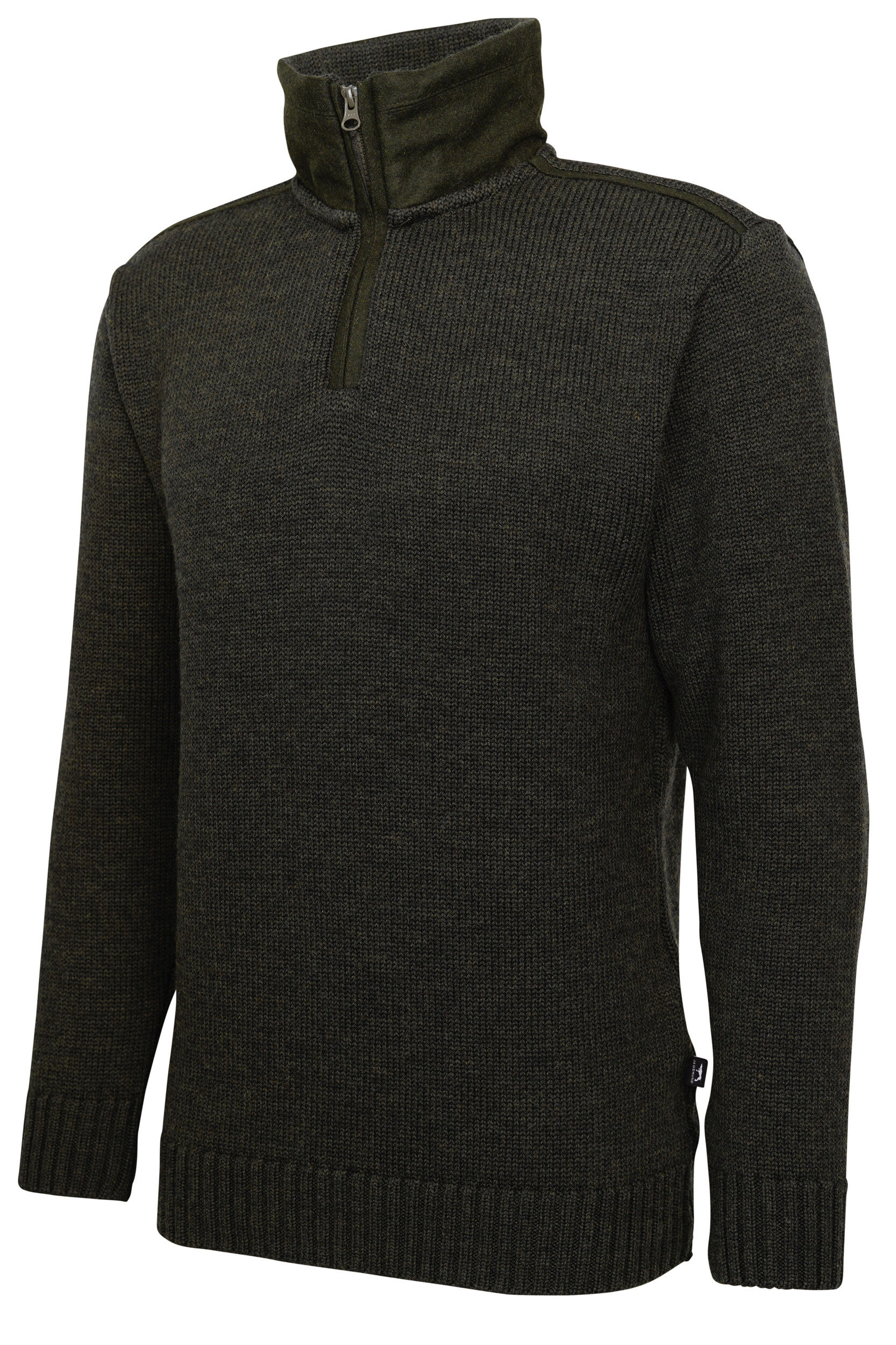 Jagdhund Troyer mit Lodenbesatz Melk (oliv)