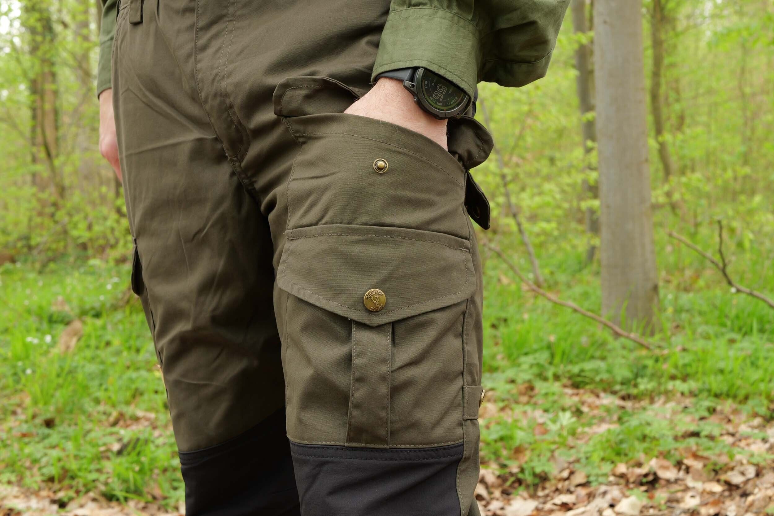 Hubertus Outdoorhose OS 1200 mit Besatz (oliv-braun) Hubertus Outdoorhose OS 1200 mit Besatz (oliv-braun)