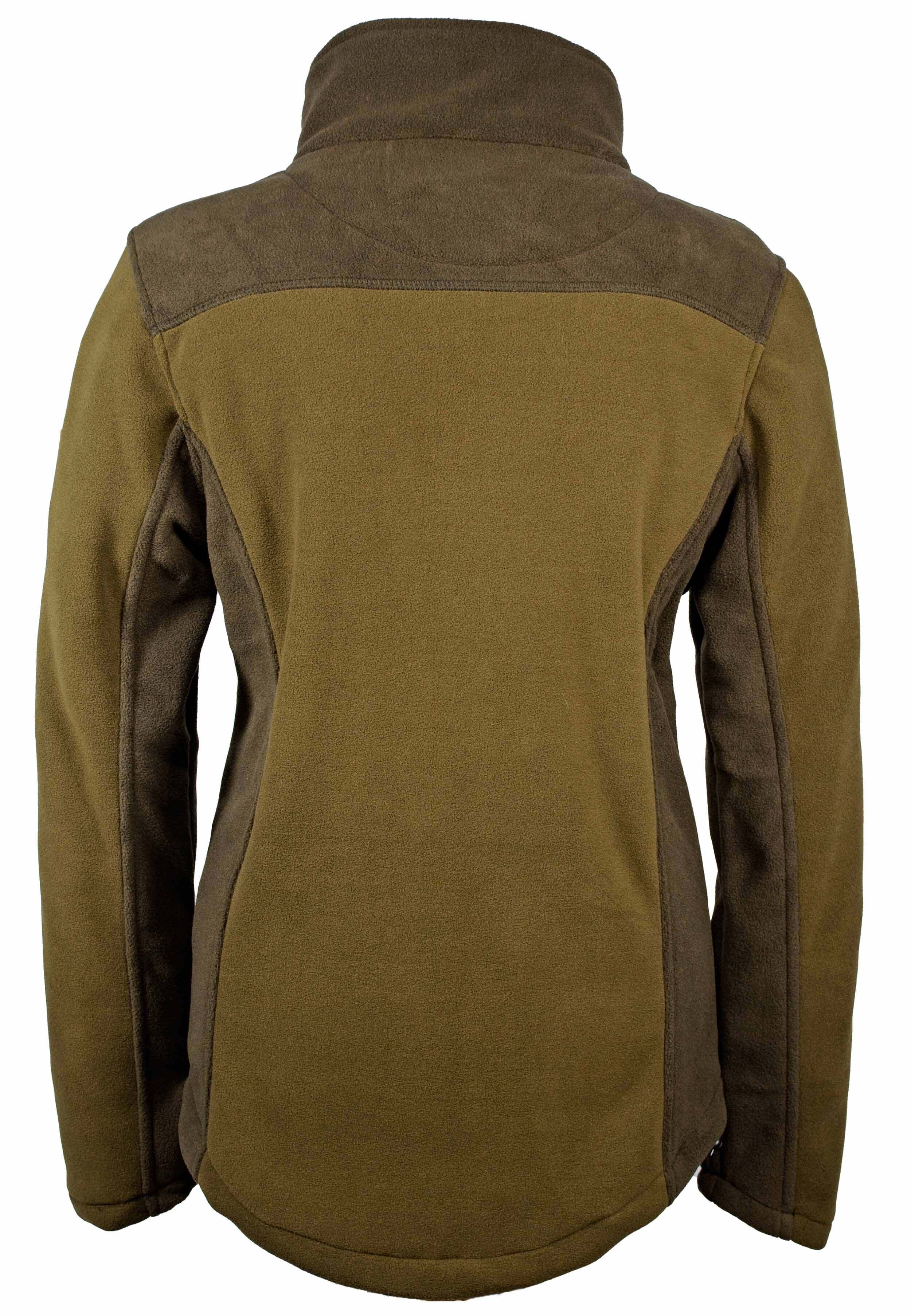 Hubertus Damen-Fleecejacke Eifel (oliv/braun)