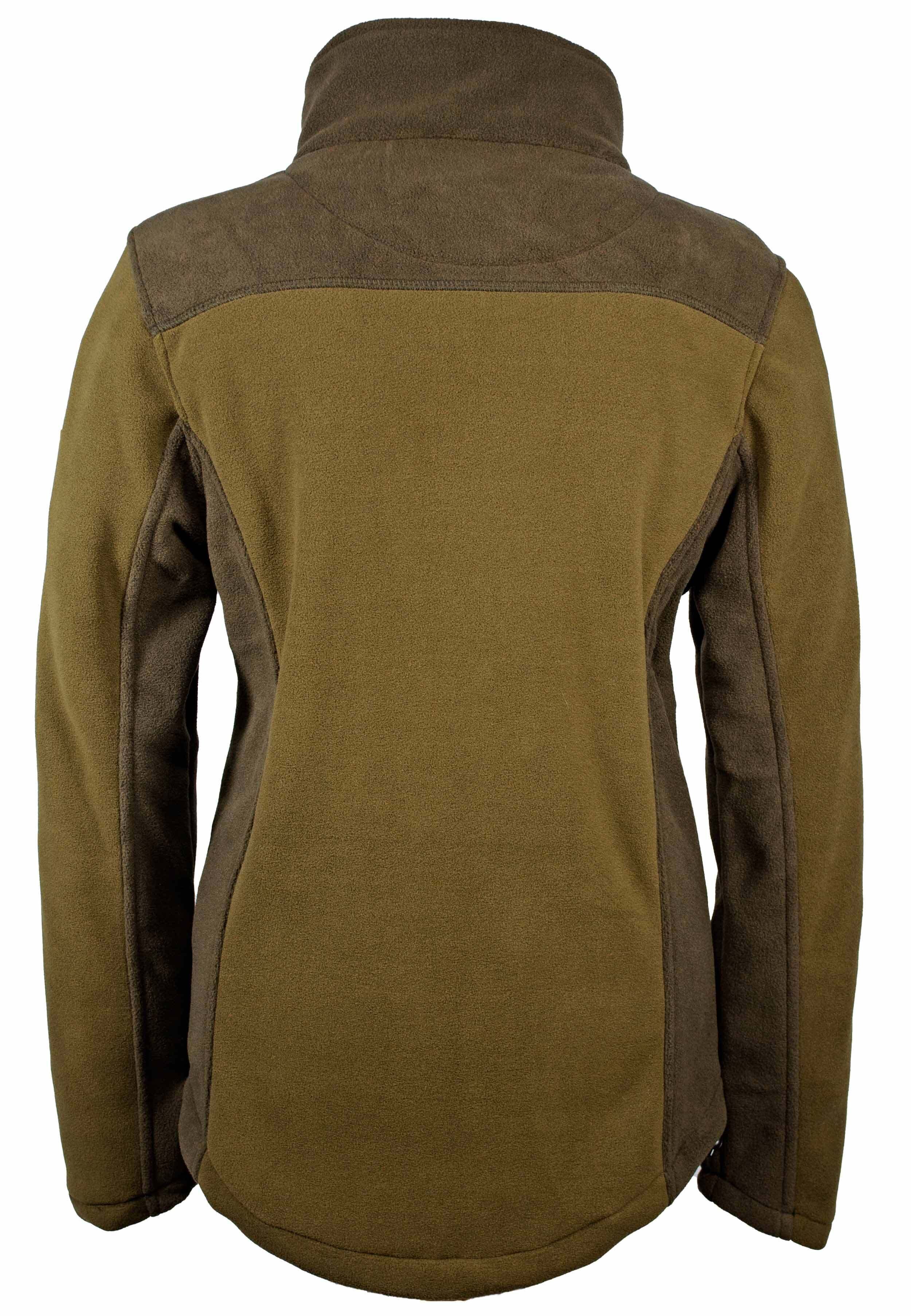 Hubertus Damen-Fleecejacke Eifel (oliv/braun) Hubertus Damen-Fleecejacke Eifel (oliv/braun)