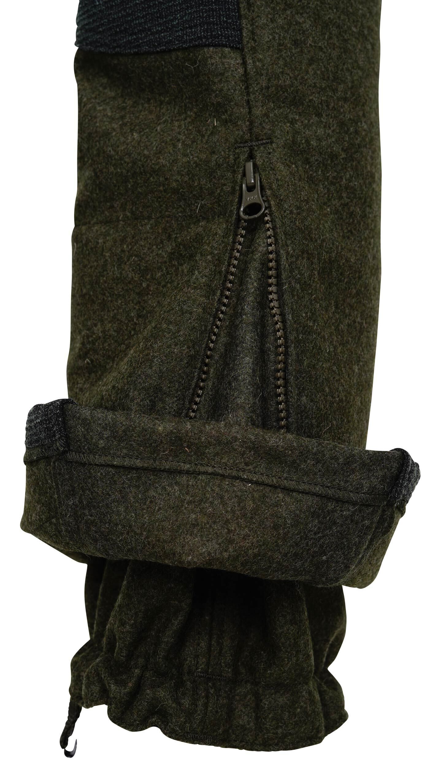 Jagdhund Loden-Multifunktionshose Gößl mit Gamaschen (oliv) Jagdhund Loden-Multifunktionshose Gößl mit Gamaschen (oliv)