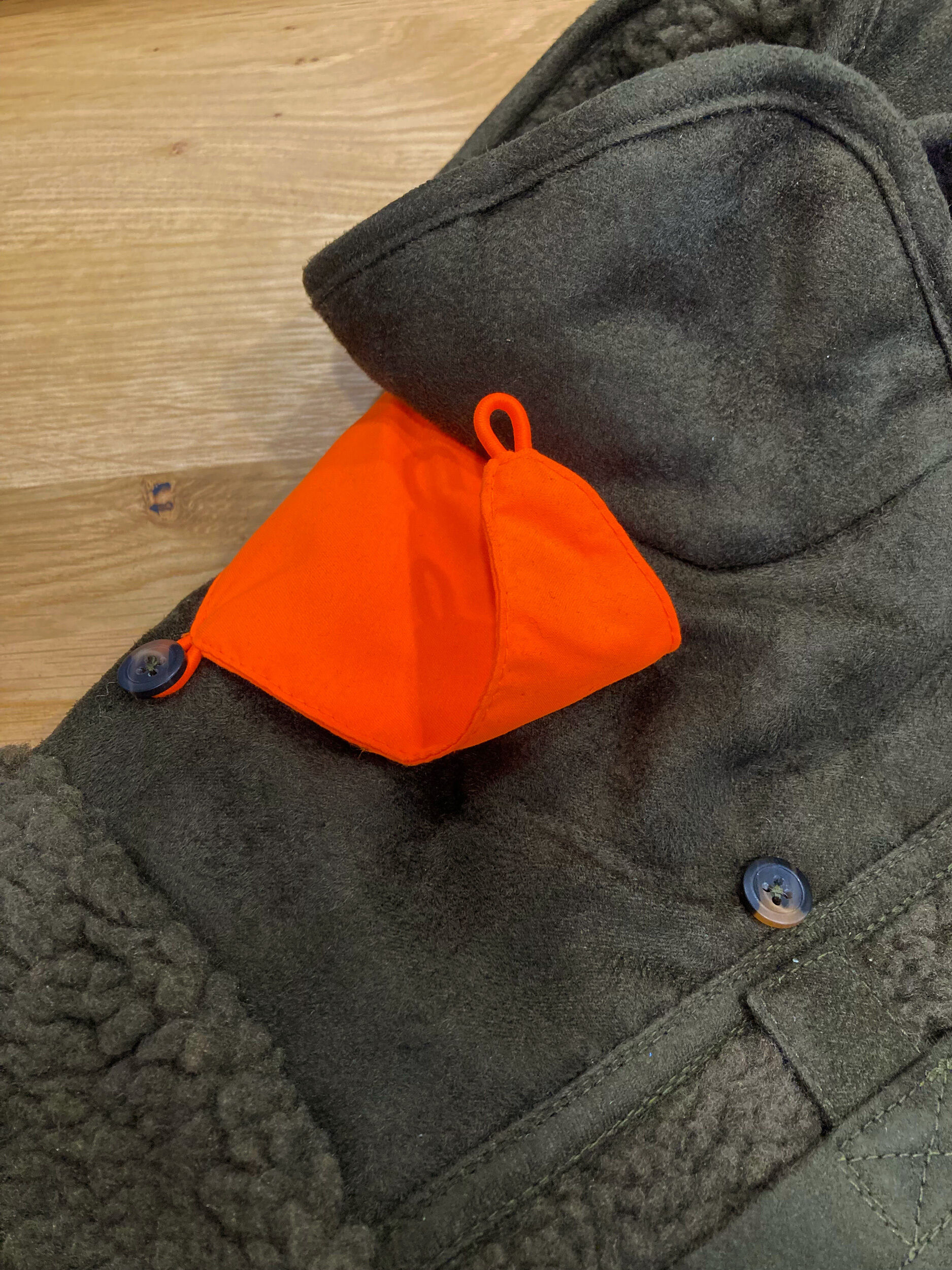 Hubertus Kinder-Faserpelzjacke (oliv)