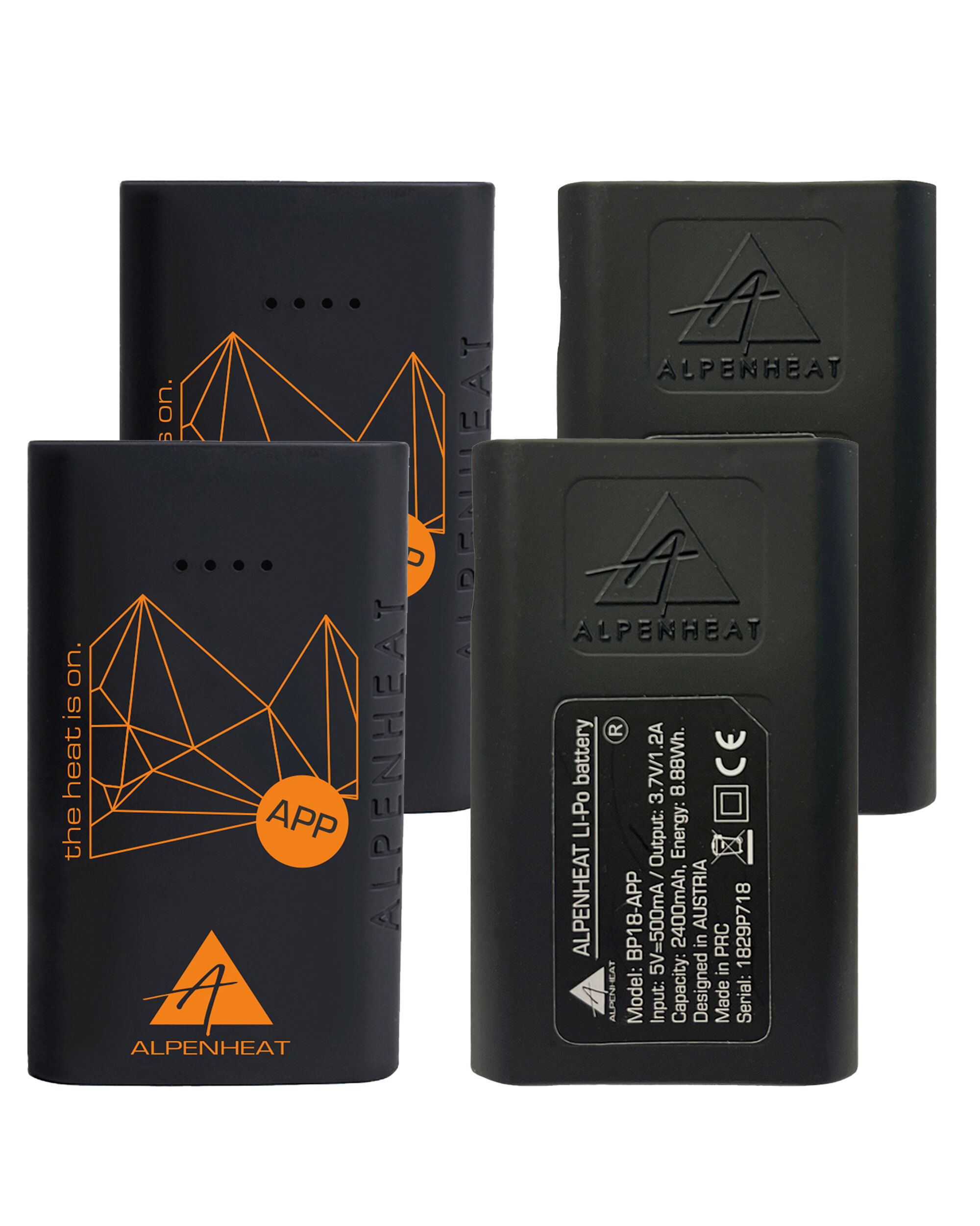 Alpenheat Fire-Socks Akkupack für APP Set (Stk) (schwarz)