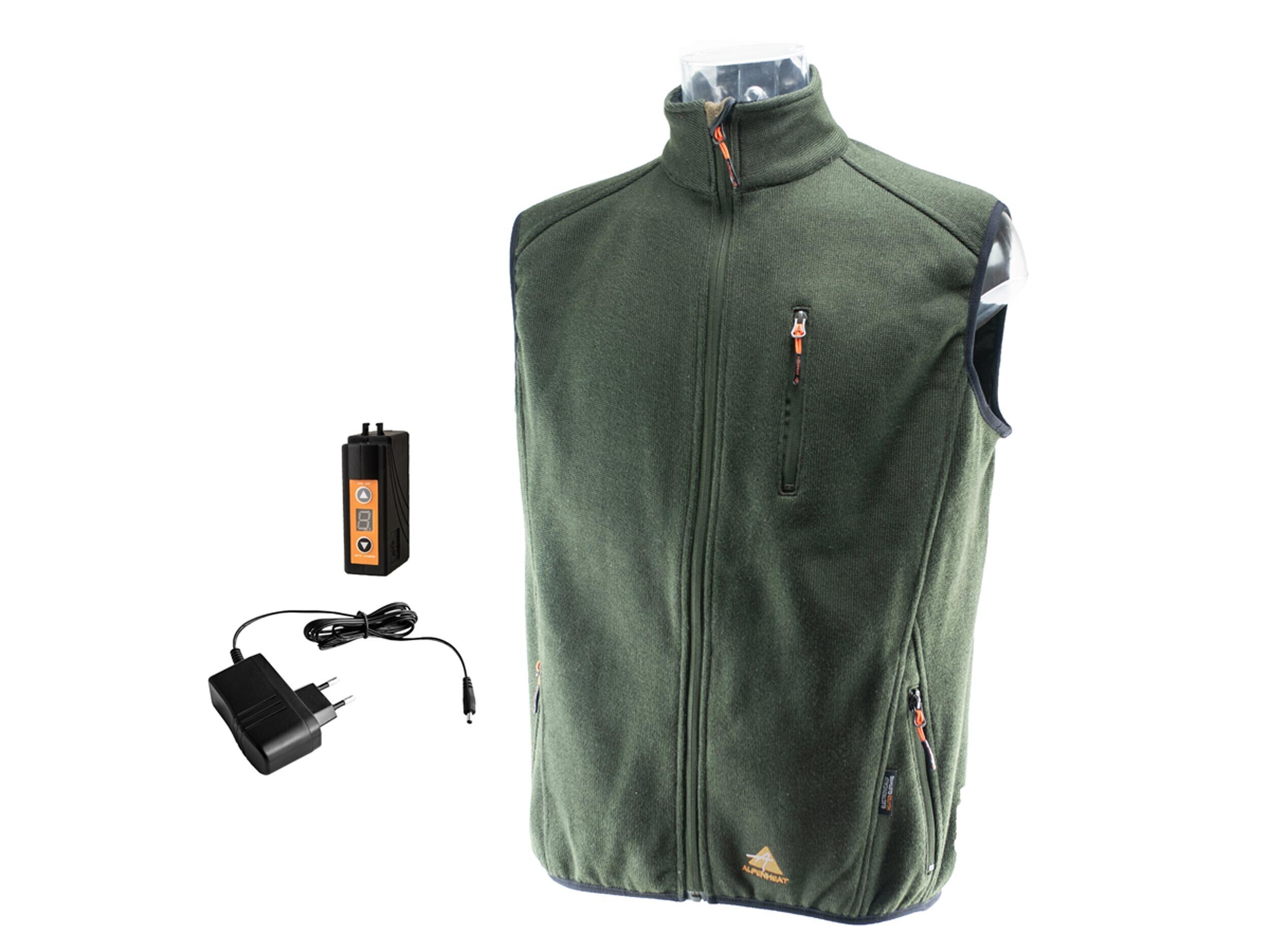 Alpenheat Fire Performence Fleece Heizweste (grün melange) Alpenheat Fire Performence Fleece Heizweste (grün melange)