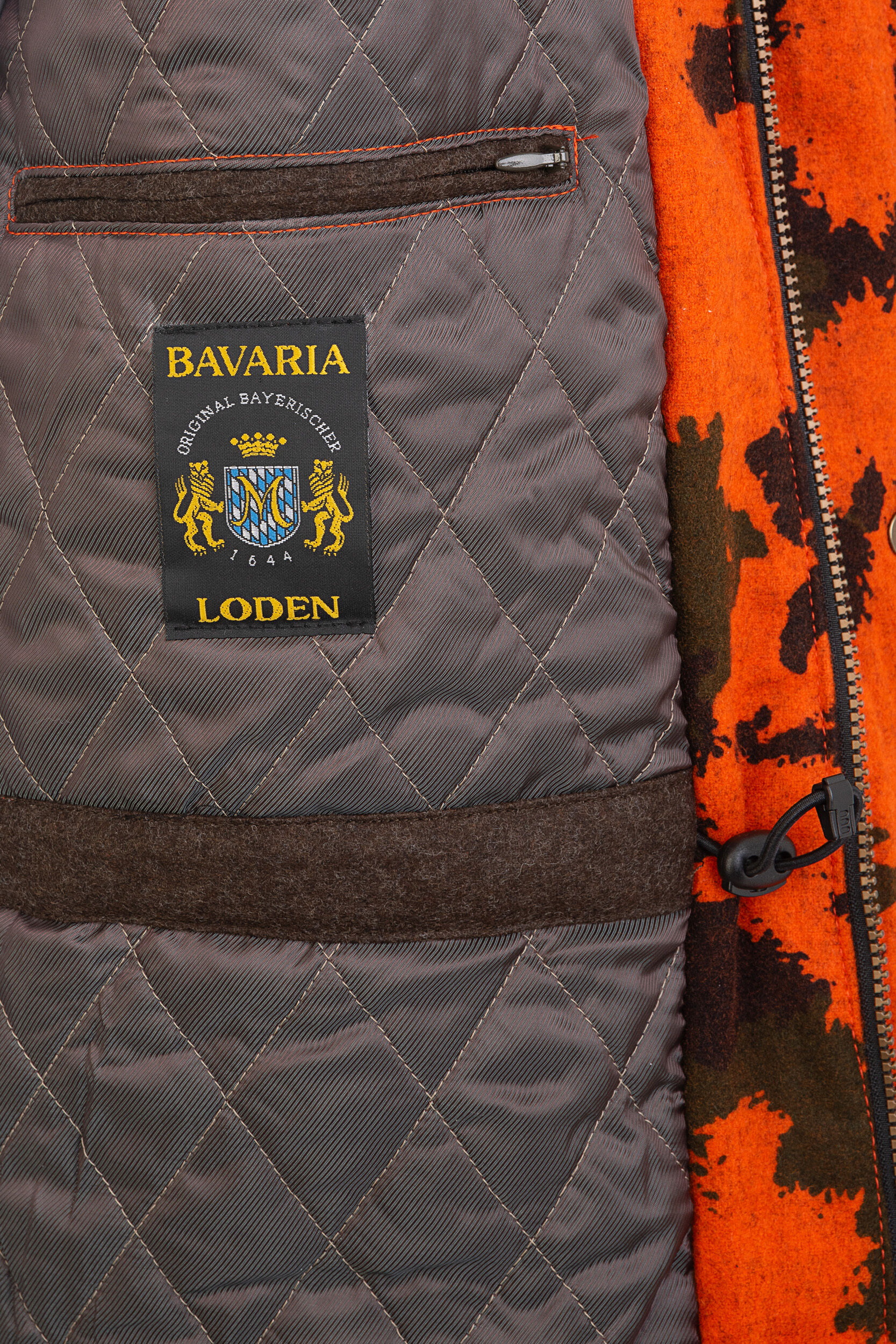 Rascher Signal-Camo-Lodenjacke Prestige (orange)