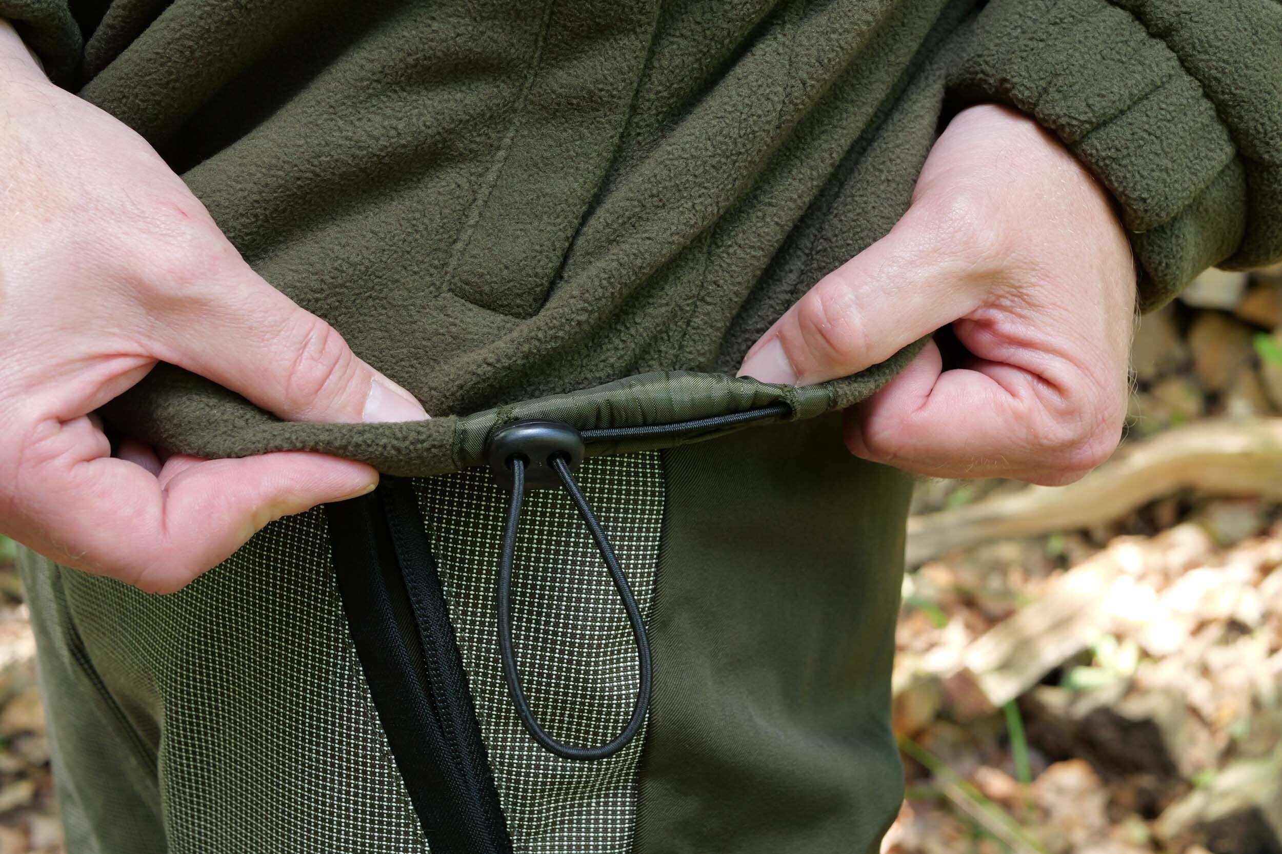 Hubertus Fleecejacke mit Futter (oliv)