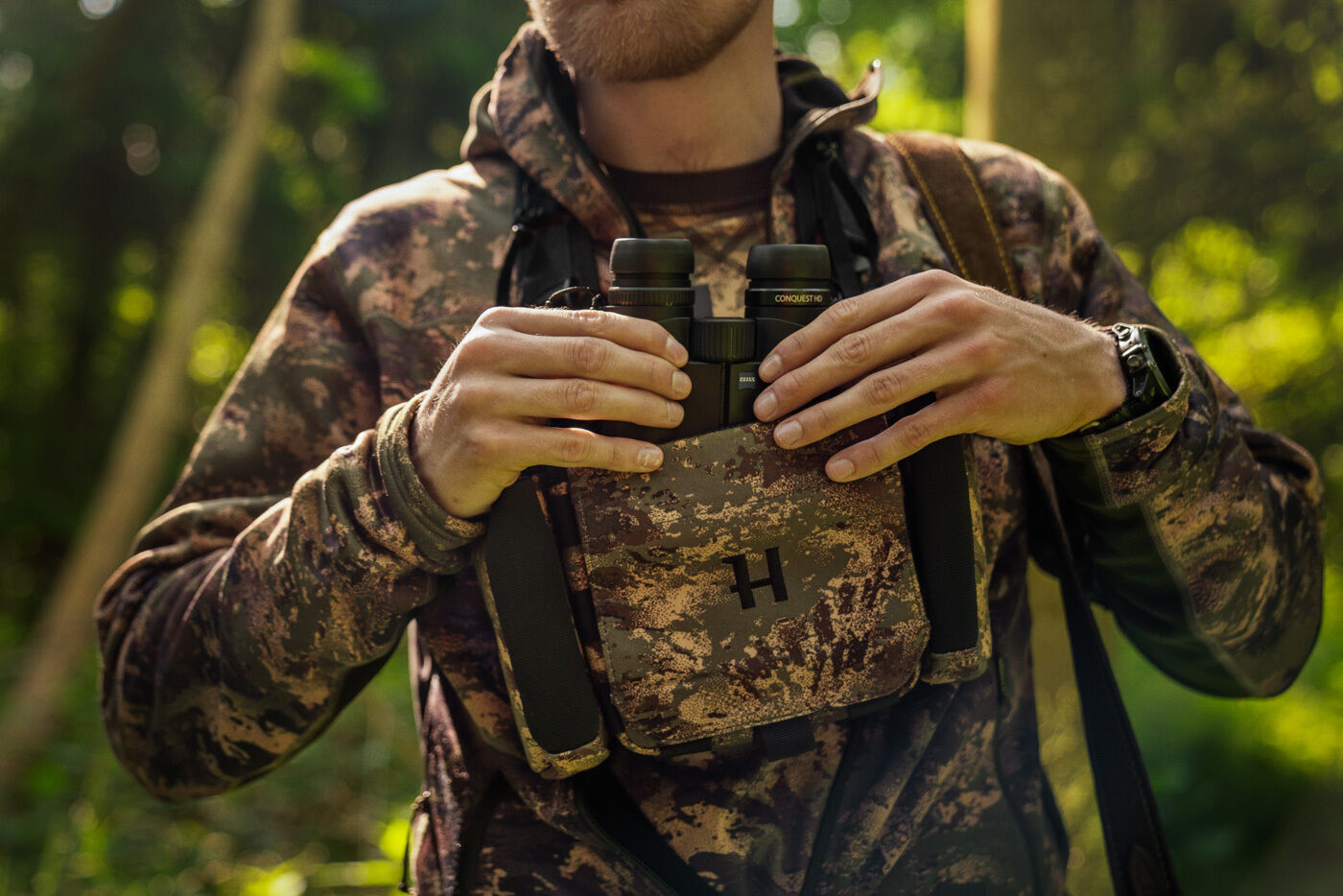 Härkila Fernglastasche Deer Stalker Camo (AXIS MSP Forest green)