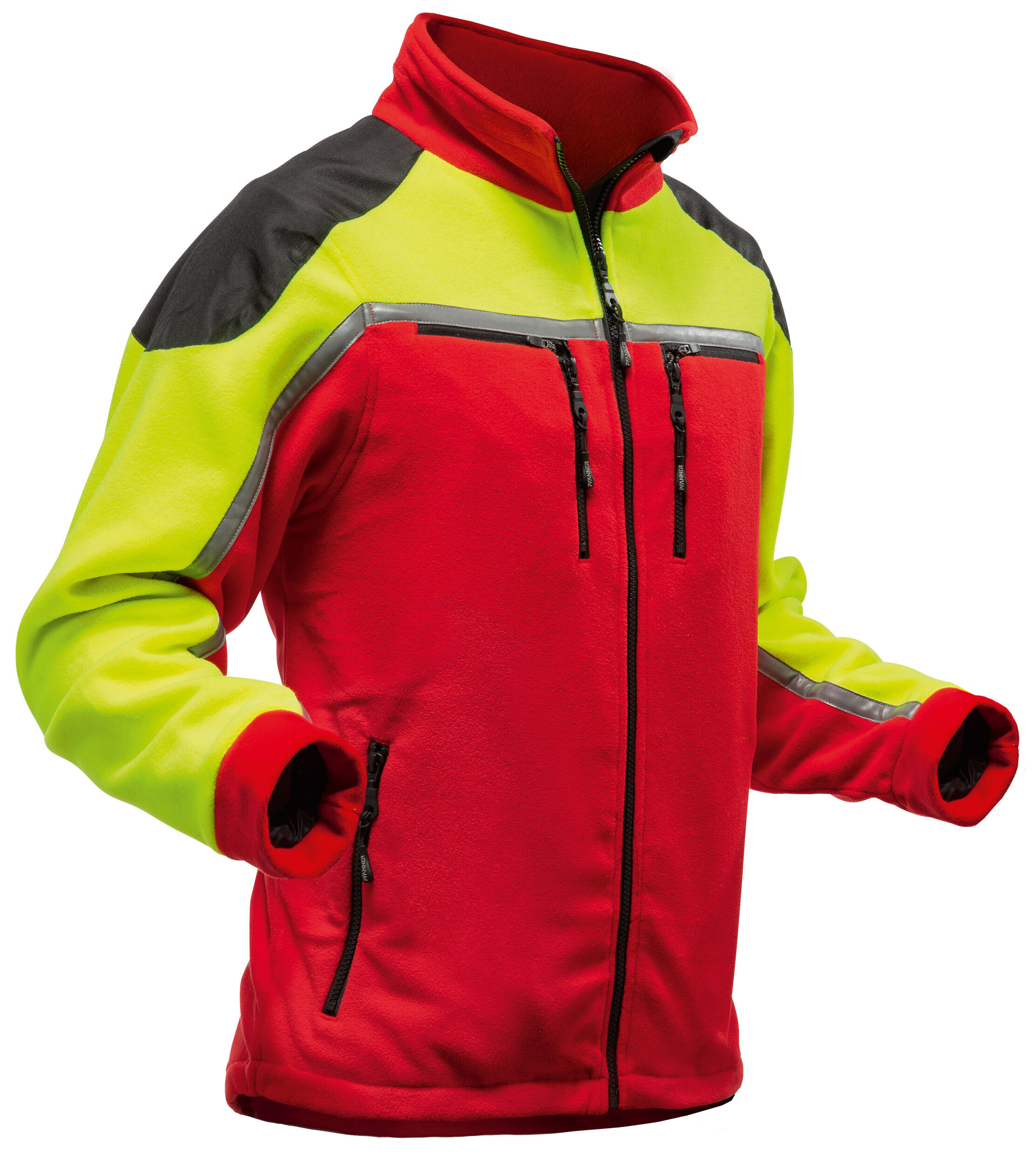 Pfanner Jobby Colour Fleecejacke rot-gelb Pfanner Jobby Colour Fleecejacke rot-gelb