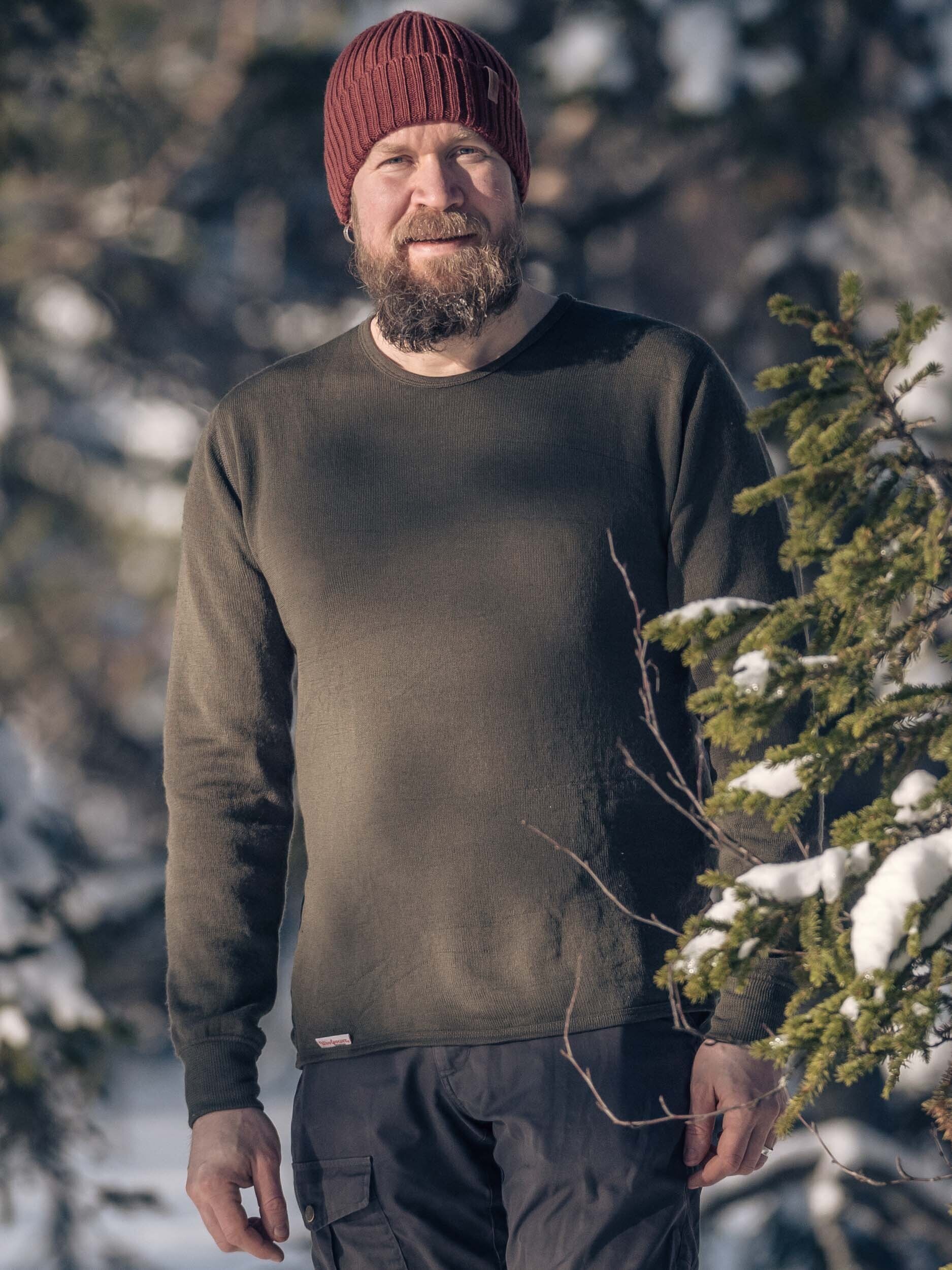 Woolpower Crewneck 200 Funktionsunterhemd (pine green)