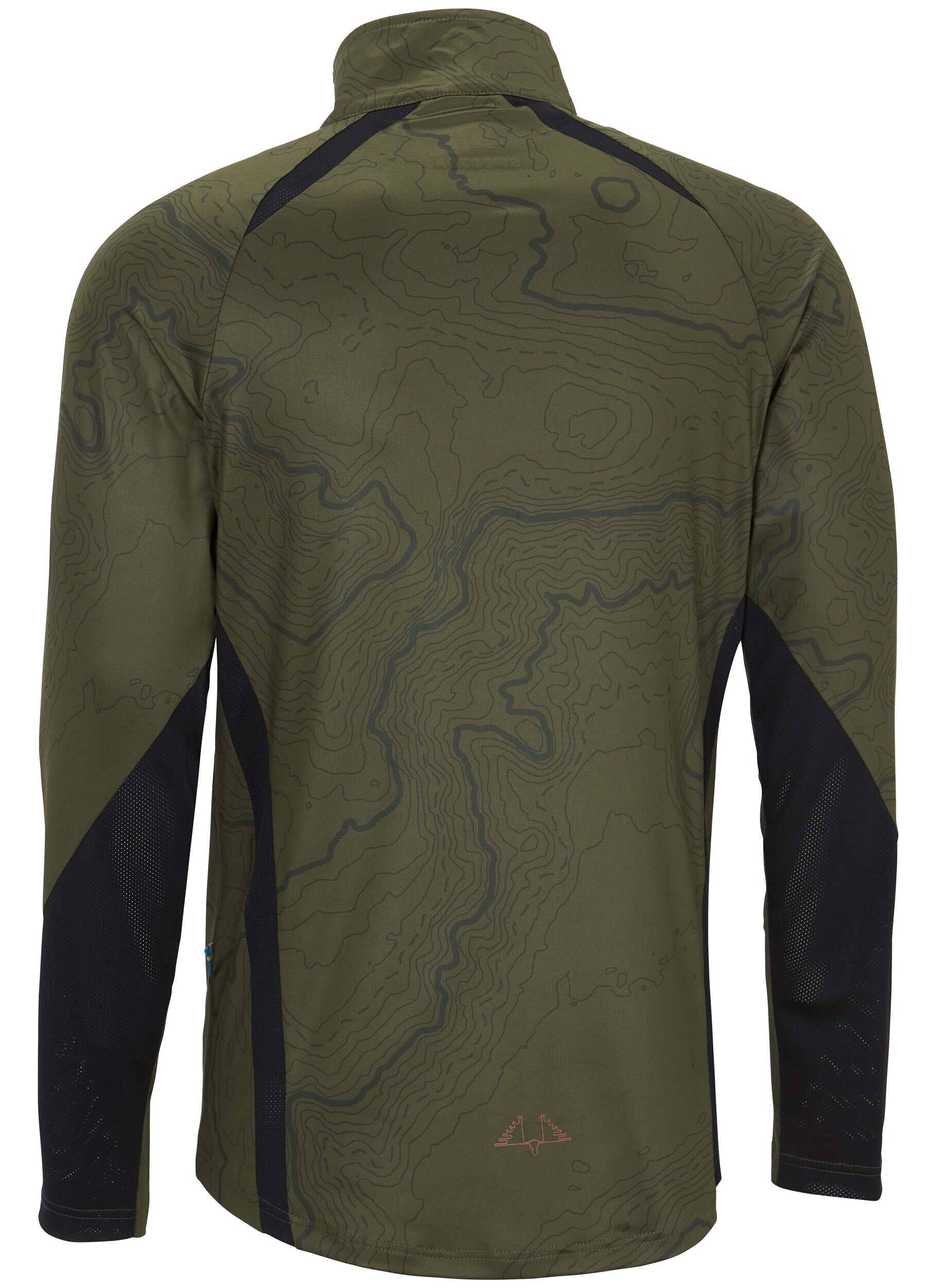 Swedteam Alpha Antibite Sweater half-zip (Printed Green)