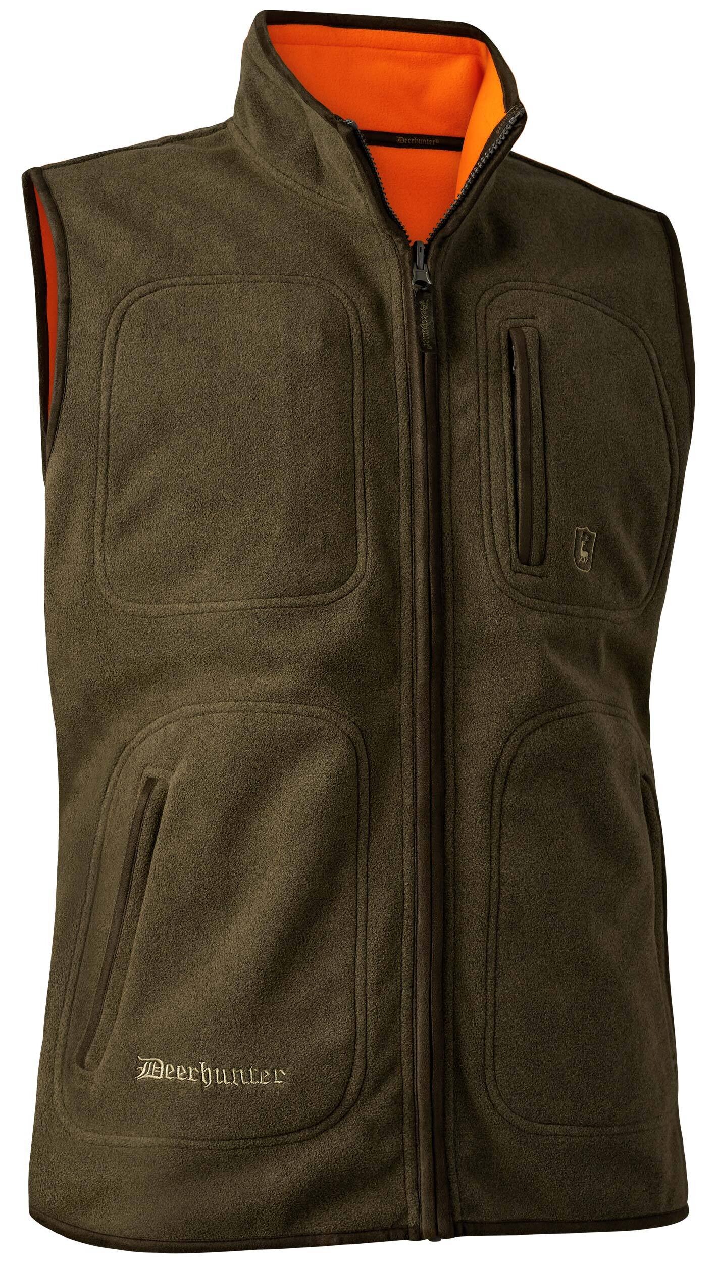Deerhunter Gamekeeper Wende-Fleeceweste (Safety Orange) Deerhunter Gamekeeper Wende-Fleeceweste (Safety Orange)