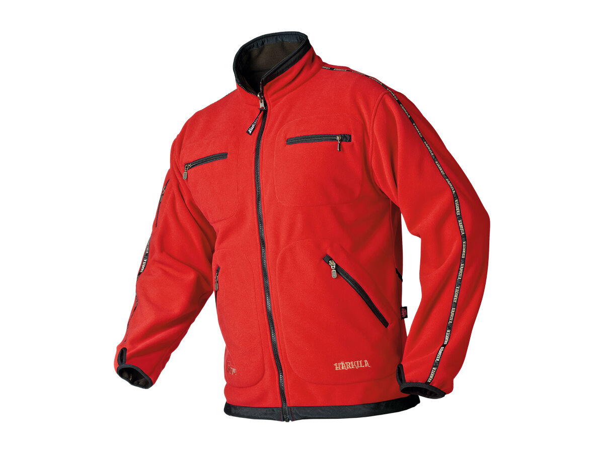 Härkila Kamko Wendejacke Fleece (Braun/Rot)