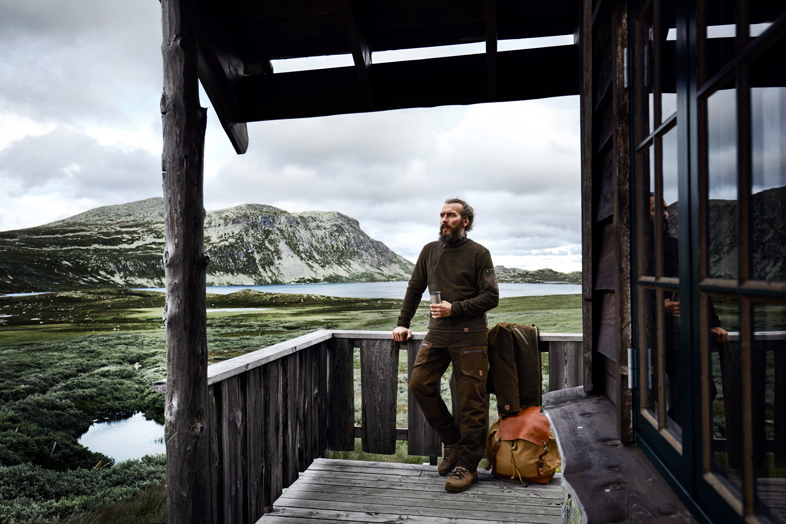 Northern Hunting Thorlak Fleecejacke (Braun)