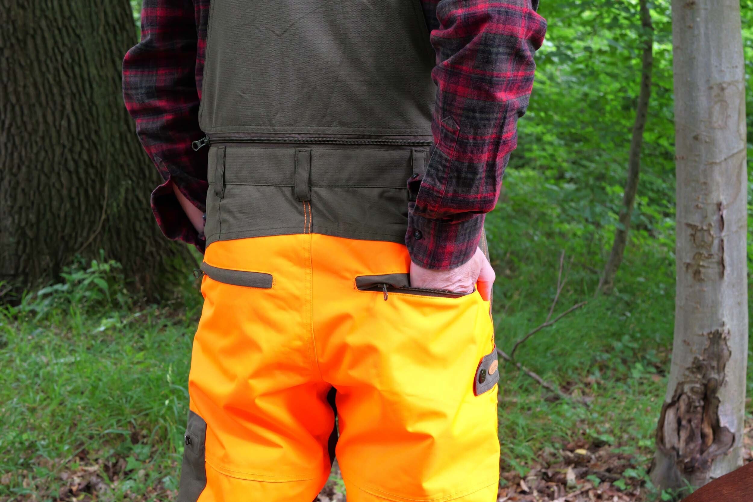 Hubertus Dog Keeper Hose (oliv/orange) Hubertus Dog Keeper Hose (oliv/orange)