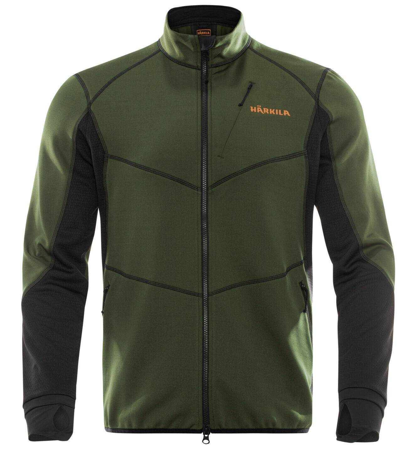 Härkila Scandinavian Fleecejacke (Duffel green/Black) Härkila Scandinavian Fleecejacke (Duffel green/Black)