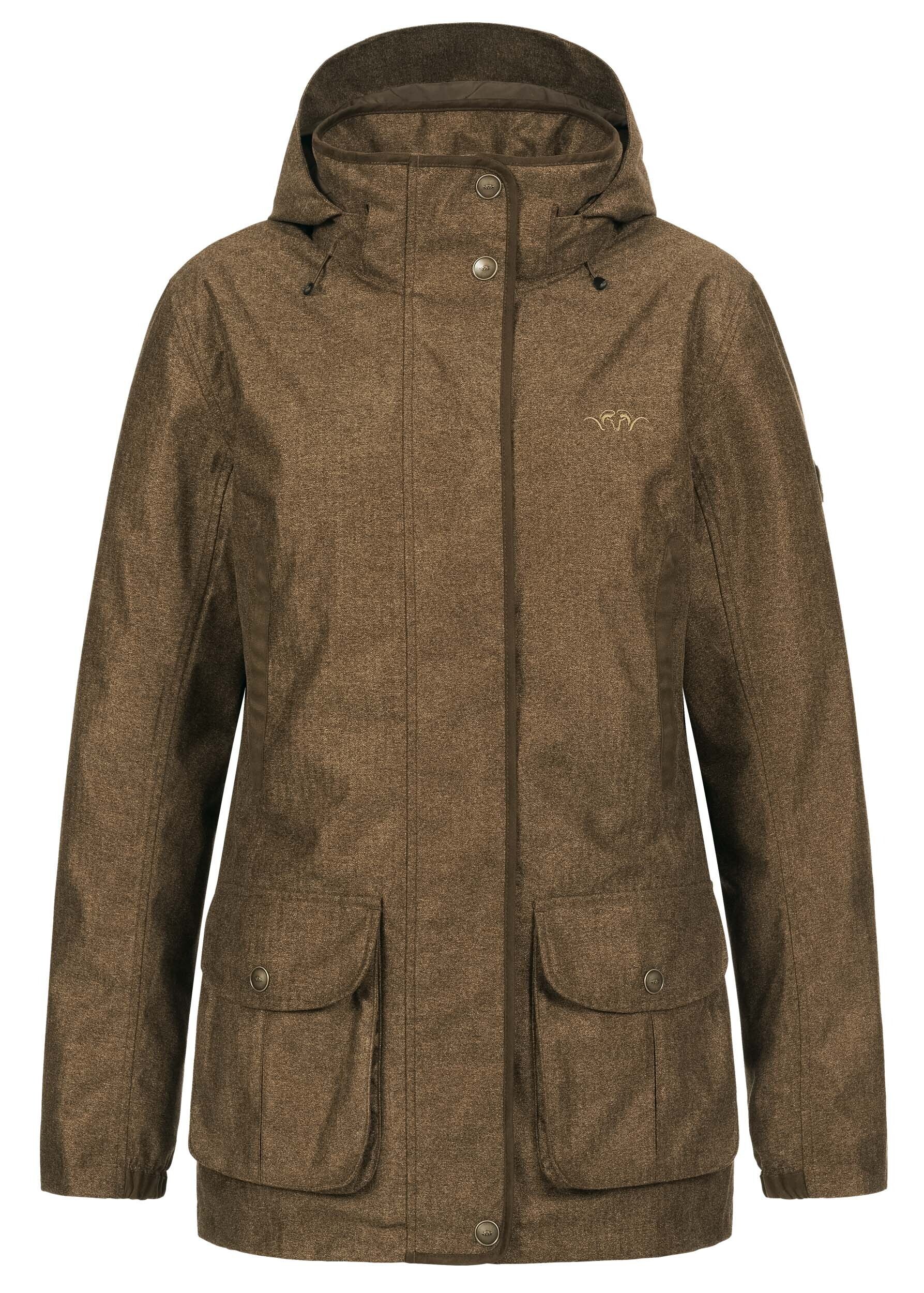 Blaser Damen VINTAGE Mantel Celine (dunkelbraun mélange)